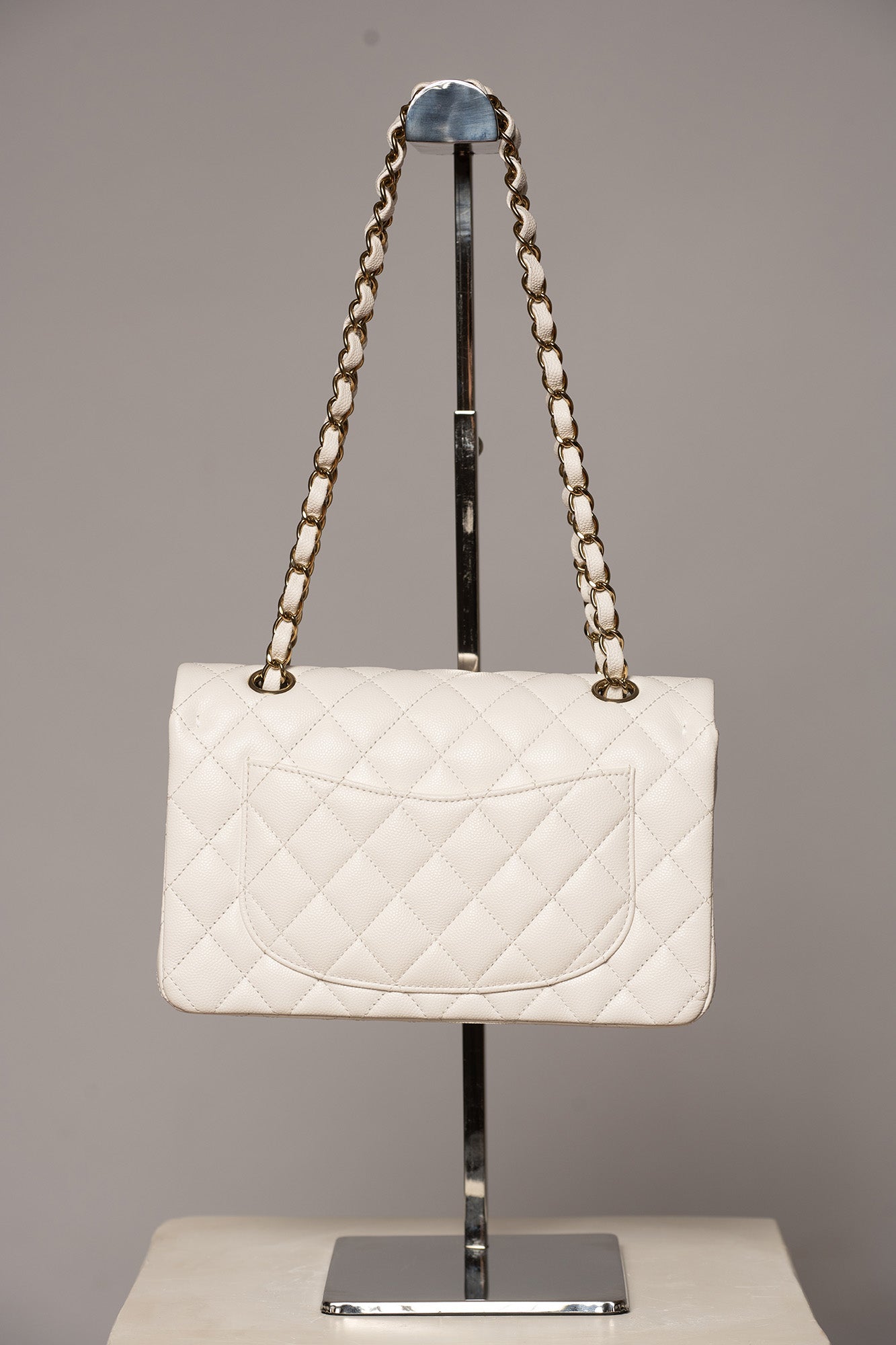 Rare CHANEL Classic Double Flap Caviar Bag Small