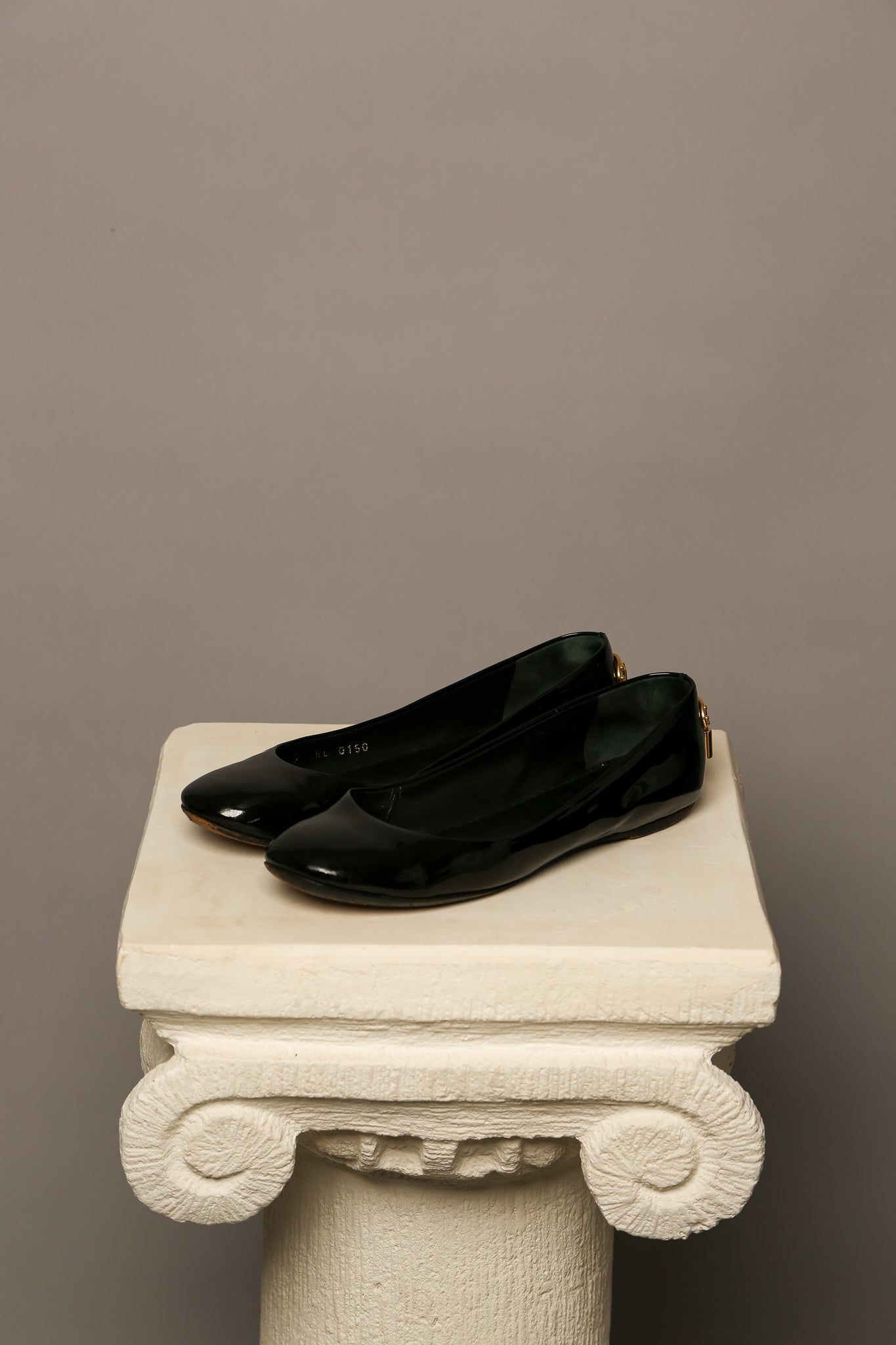 LOUIS VUITTON Patent Leather Ballet Flats