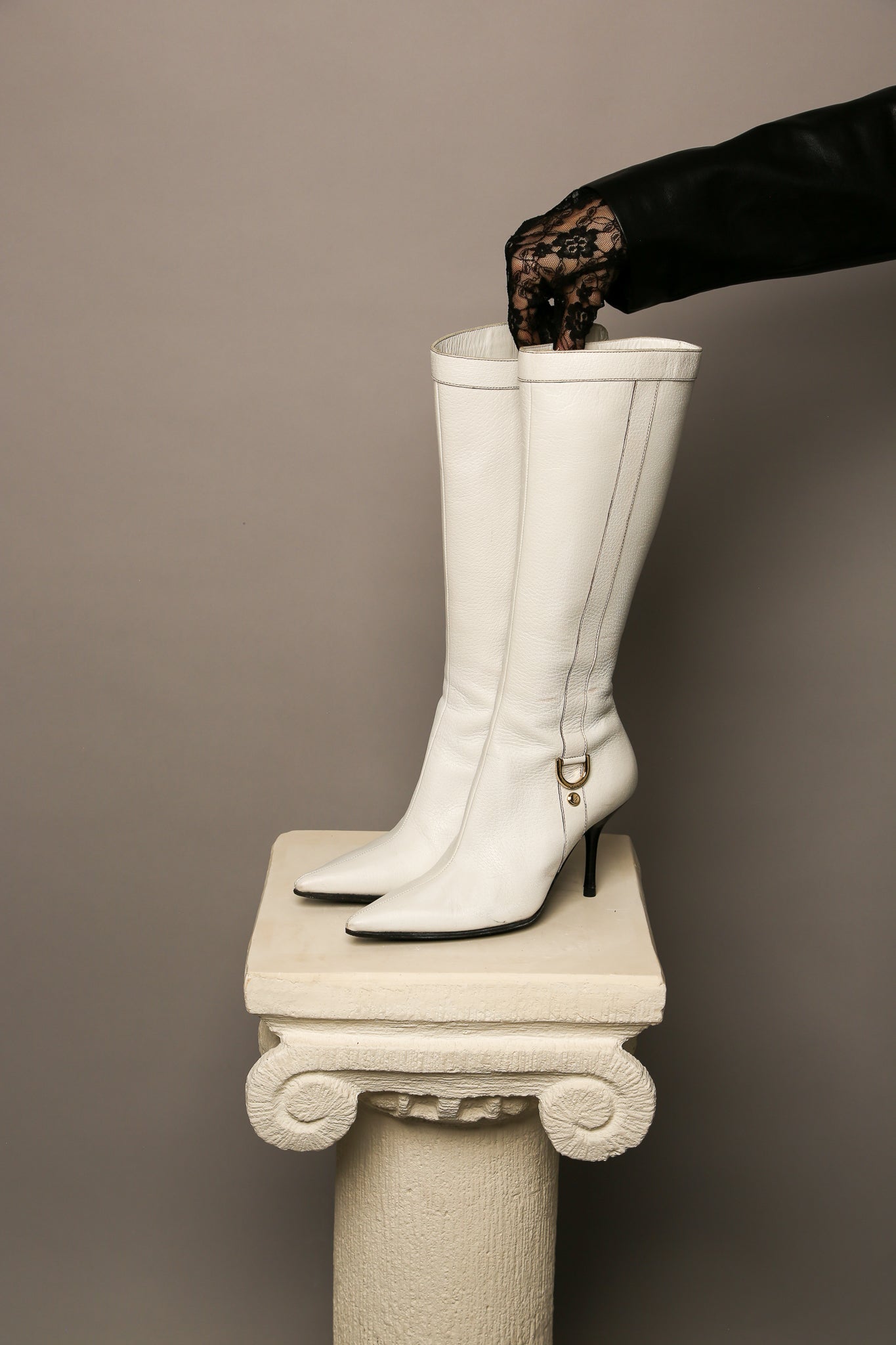 Rare GUCCI White Boots