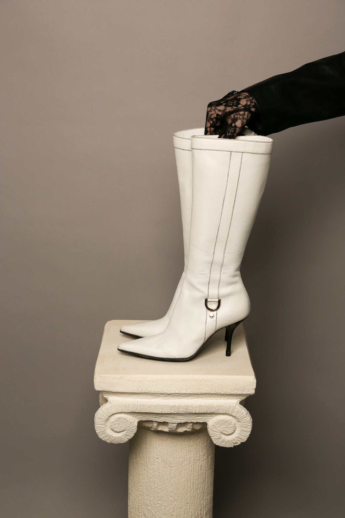 Rare GUCCI White Boots