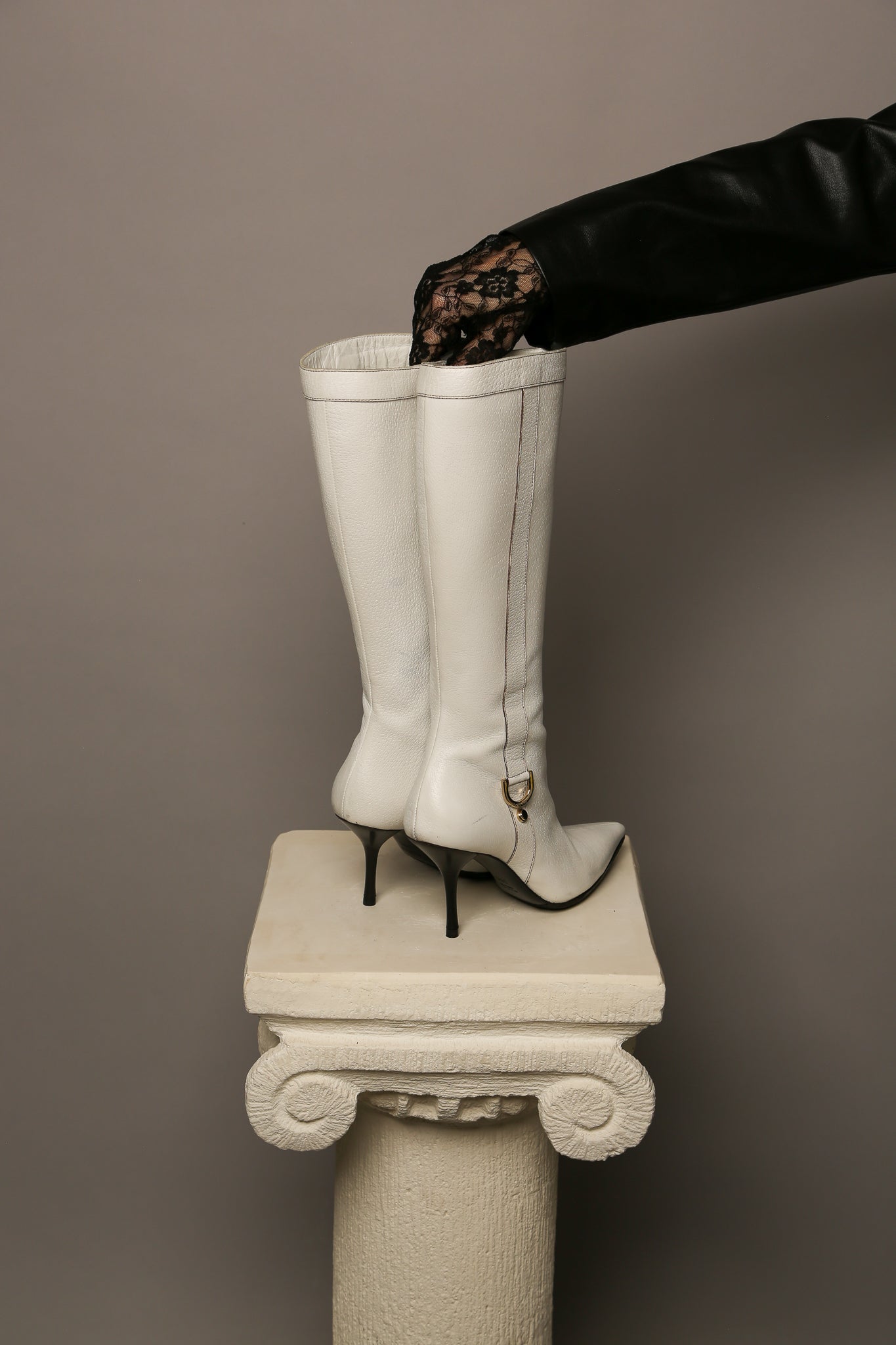 Rare GUCCI White Boots