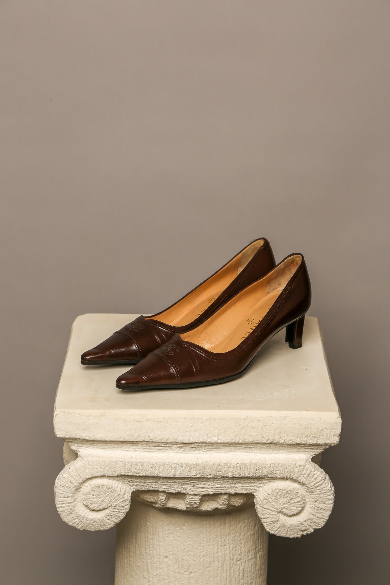 Rare Brown CHANEL Heels
