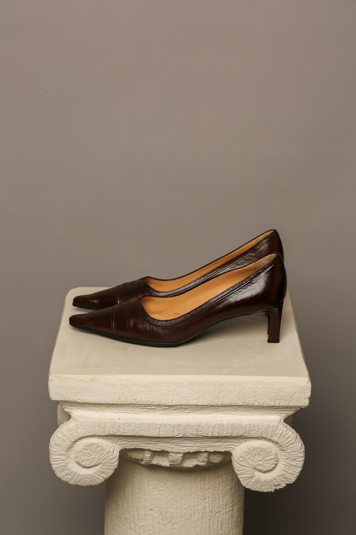 Rare Brown CHANEL Heels