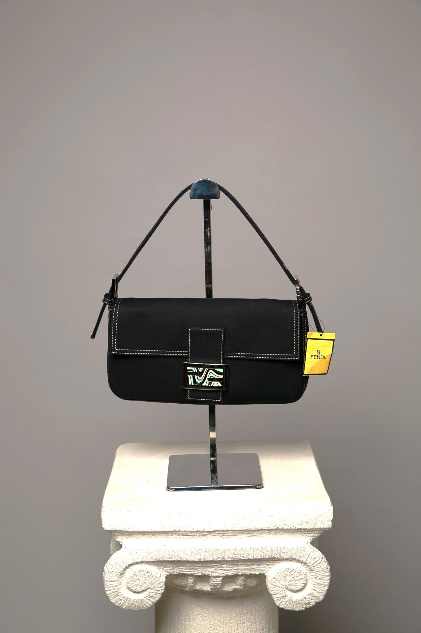 Rare FENDI denim baguette