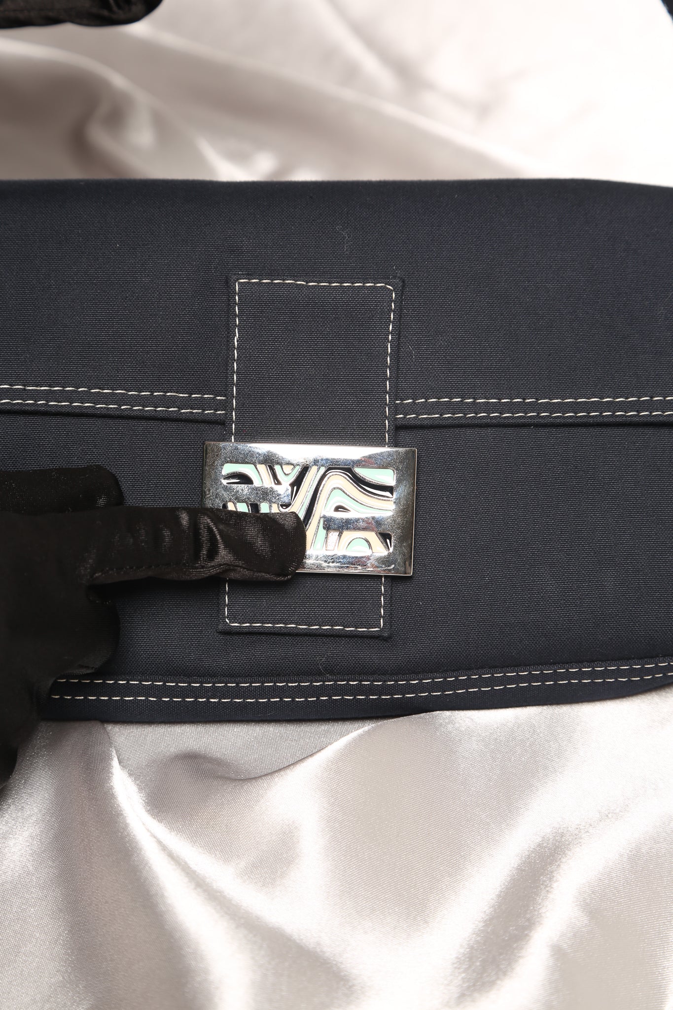 Rare FENDI denim baguette