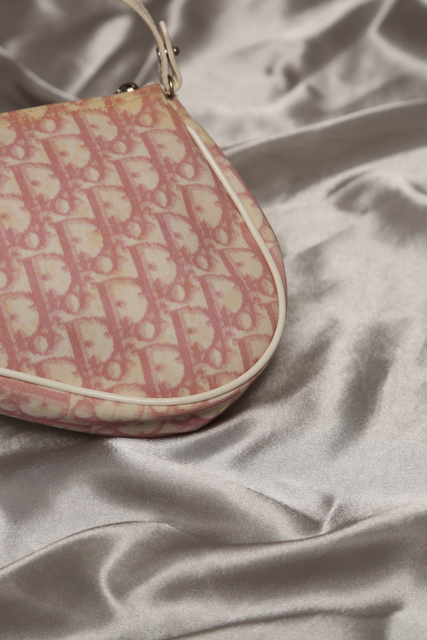 CHRISTIAN DIOR Pink Trotter Saddle Pochette