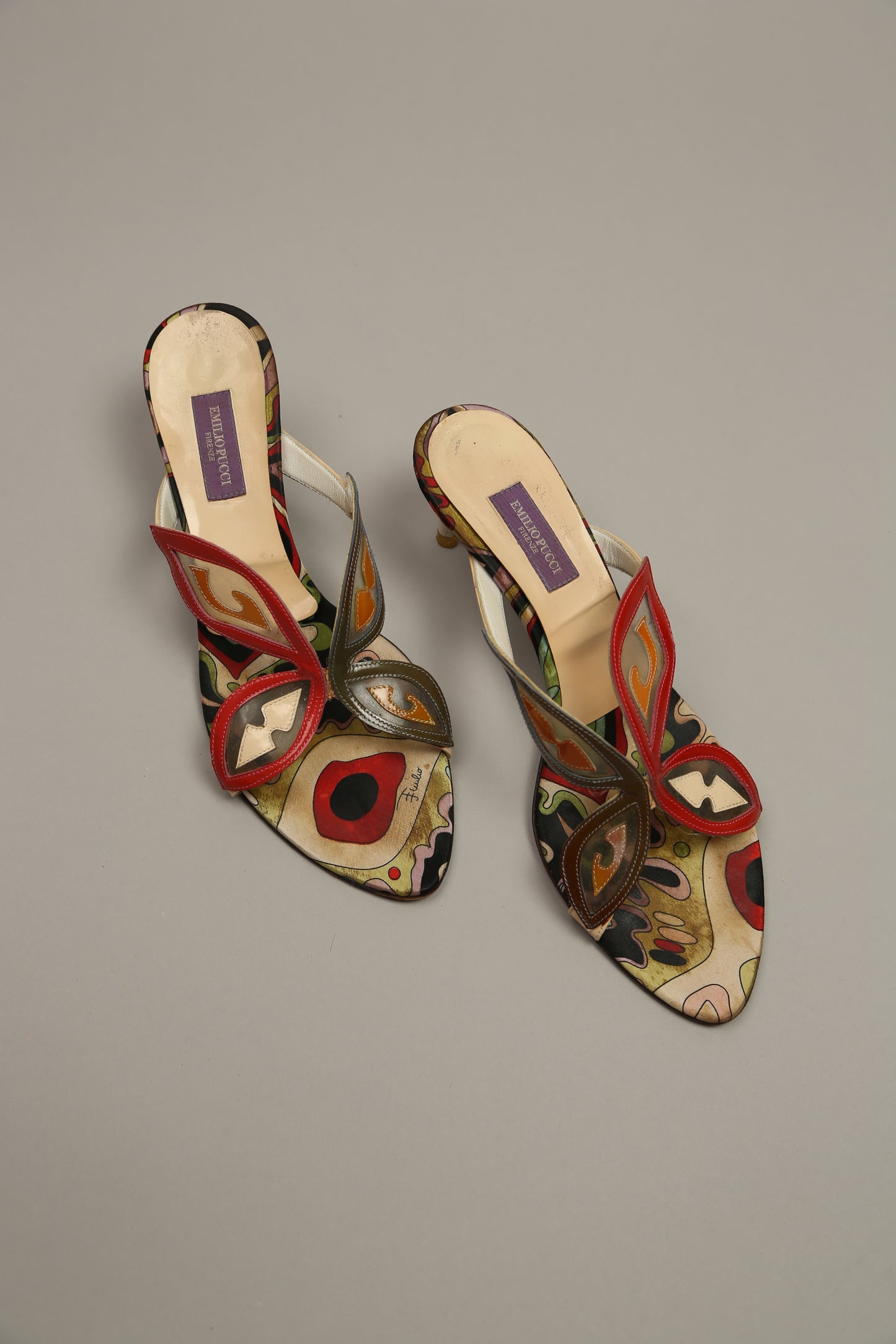 Rare EMILIO PUCCI Butterfly Sandals