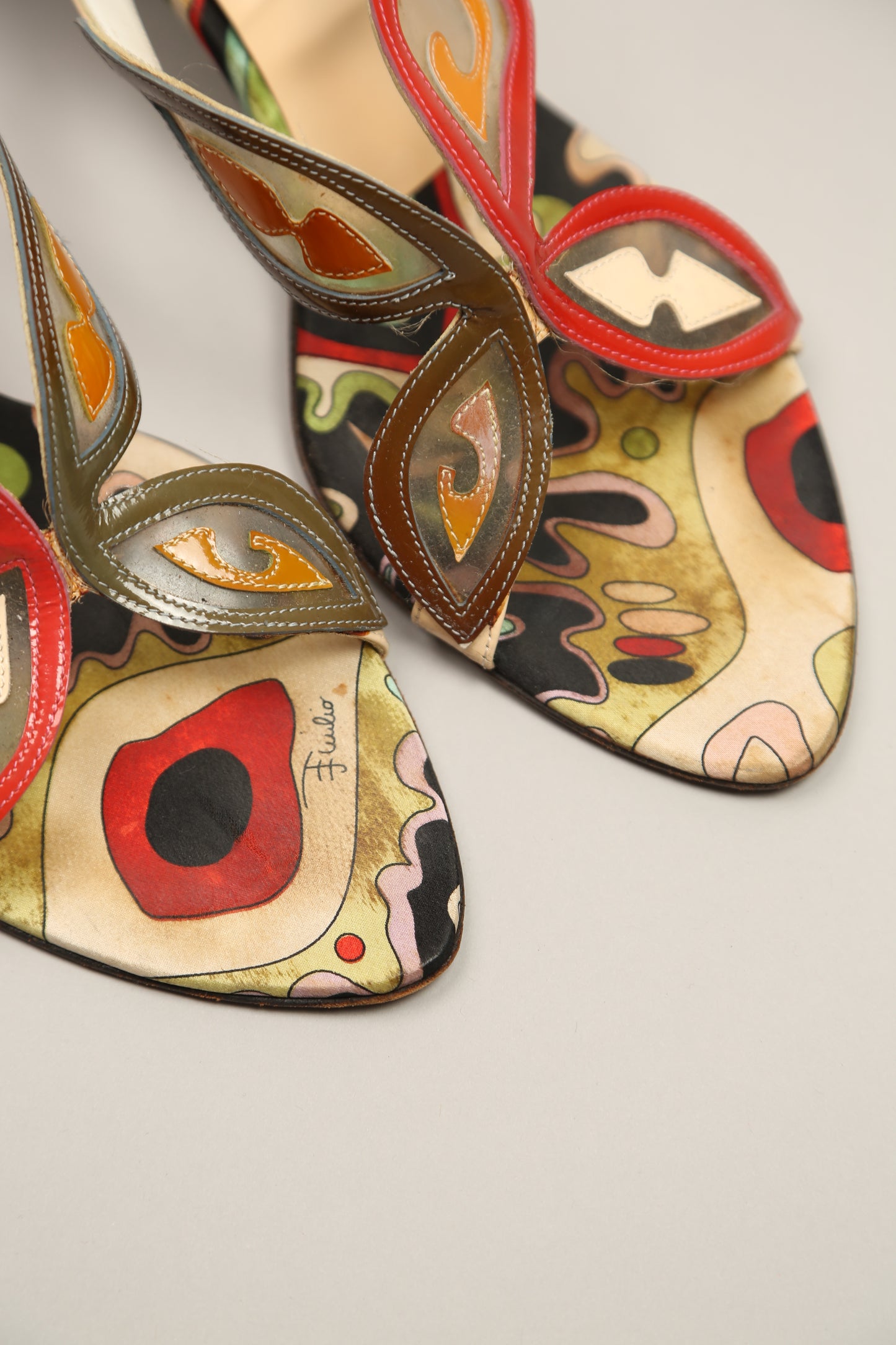 Rare EMILIO PUCCI Butterfly Sandals