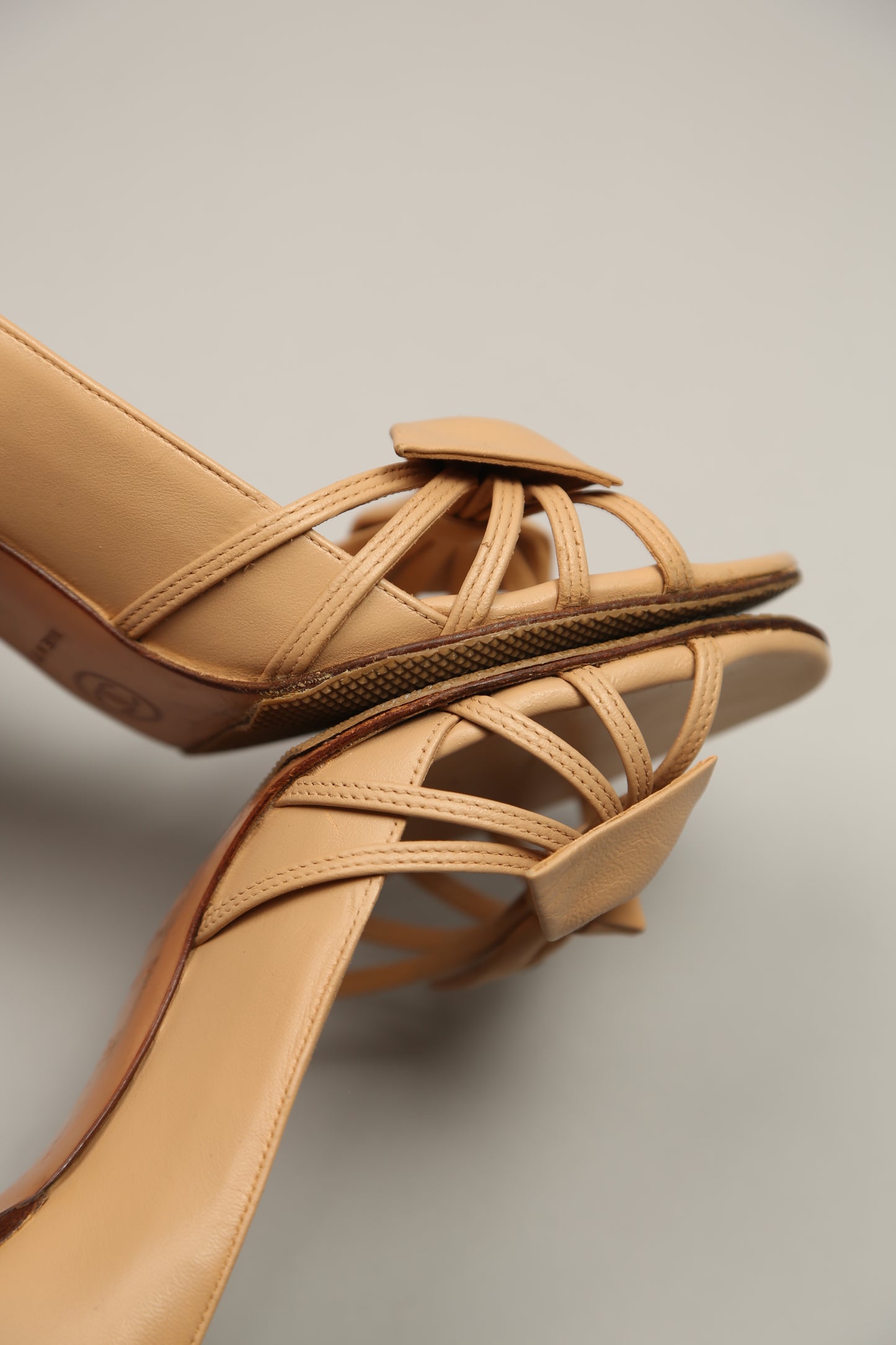 Rare CHANEL Beige Y2K Heels