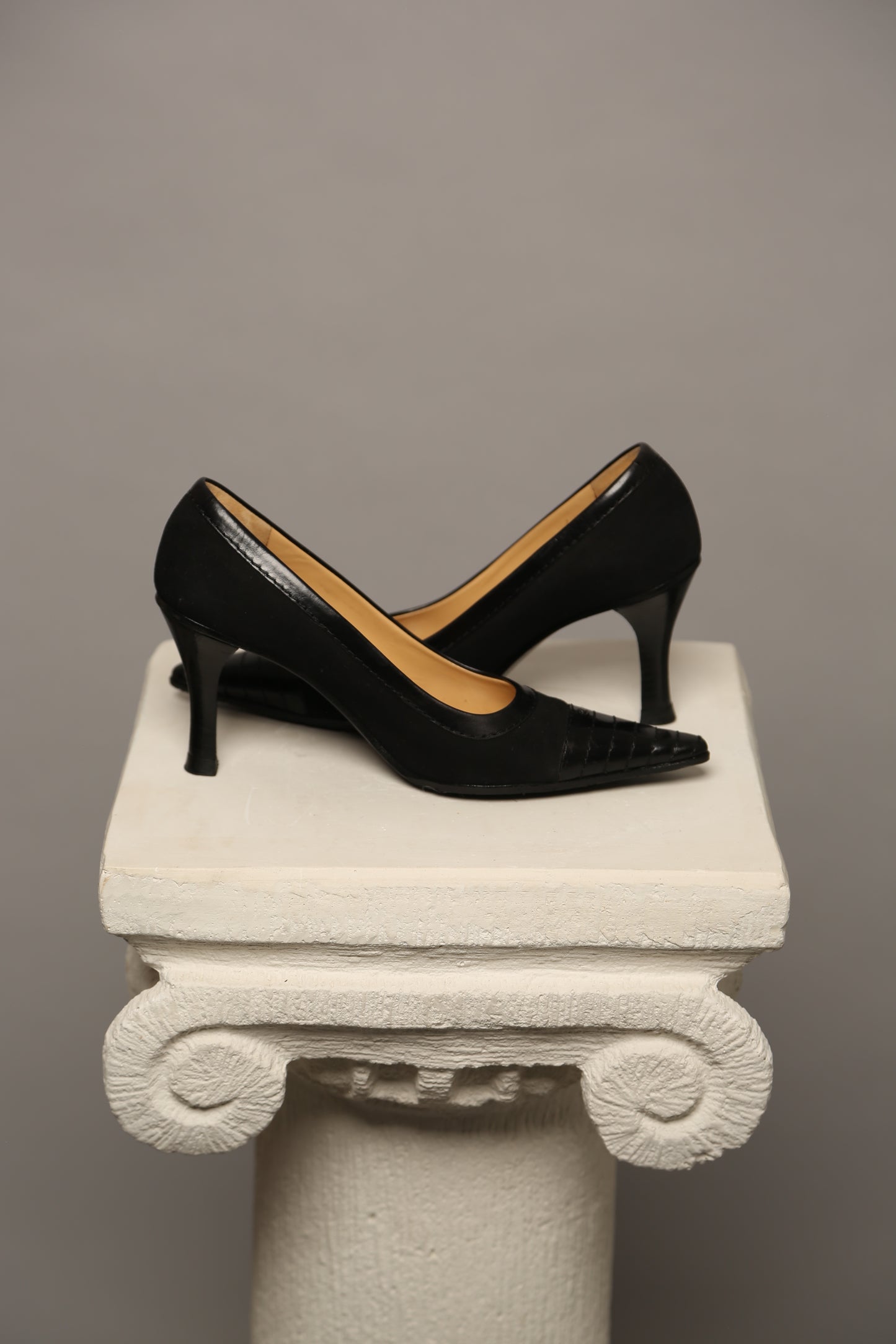 CHANEL Suede Heels