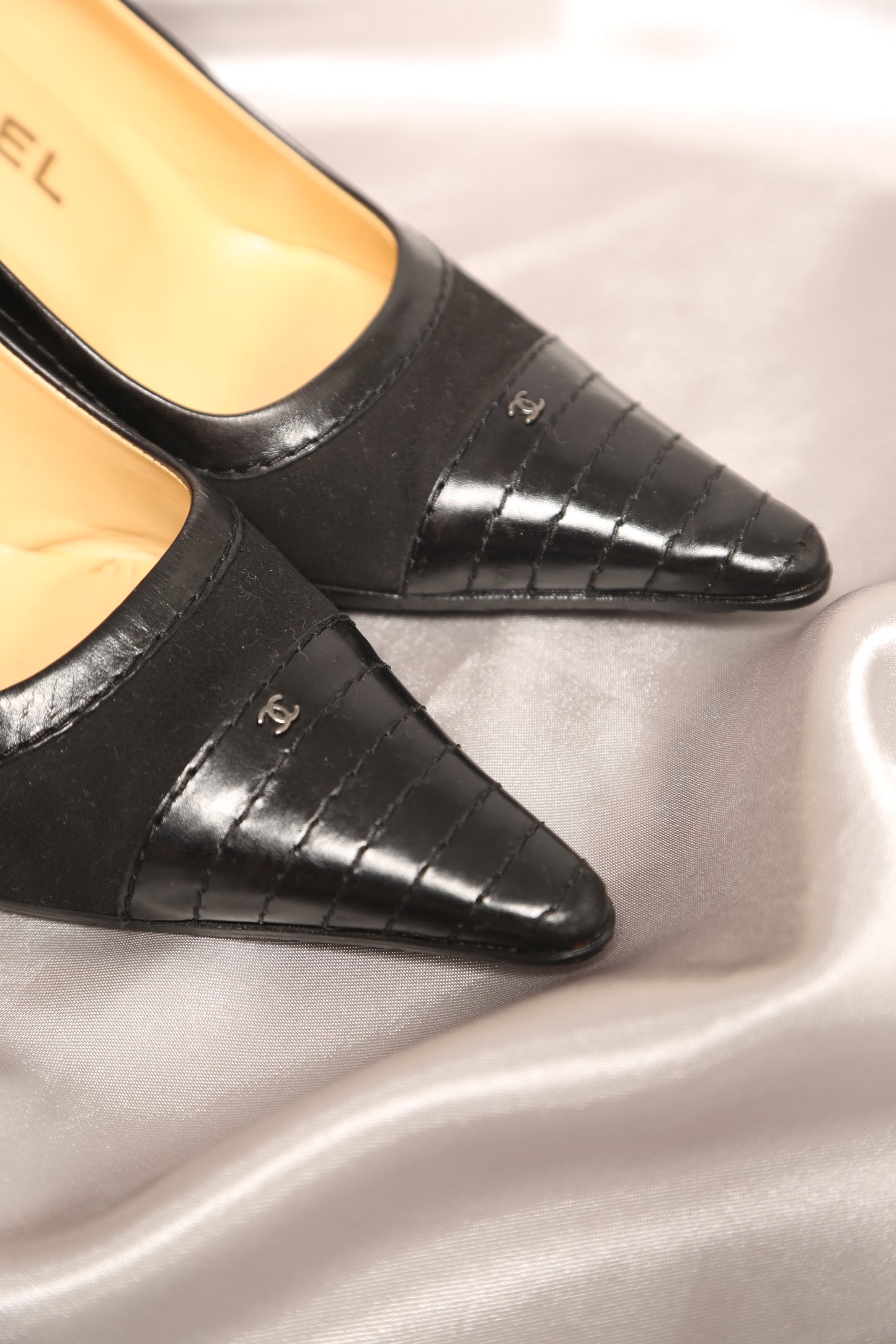 CHANEL Suede Heels