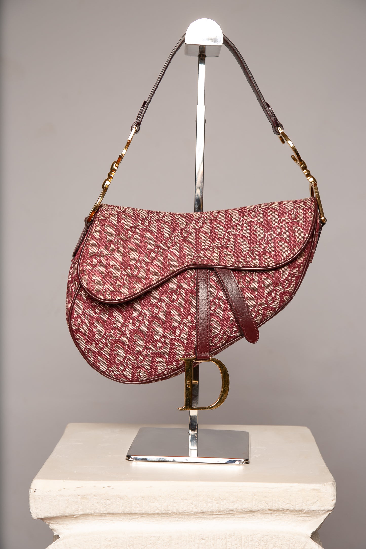 CHRISTIAN DIOR Monogram Saddle Bag