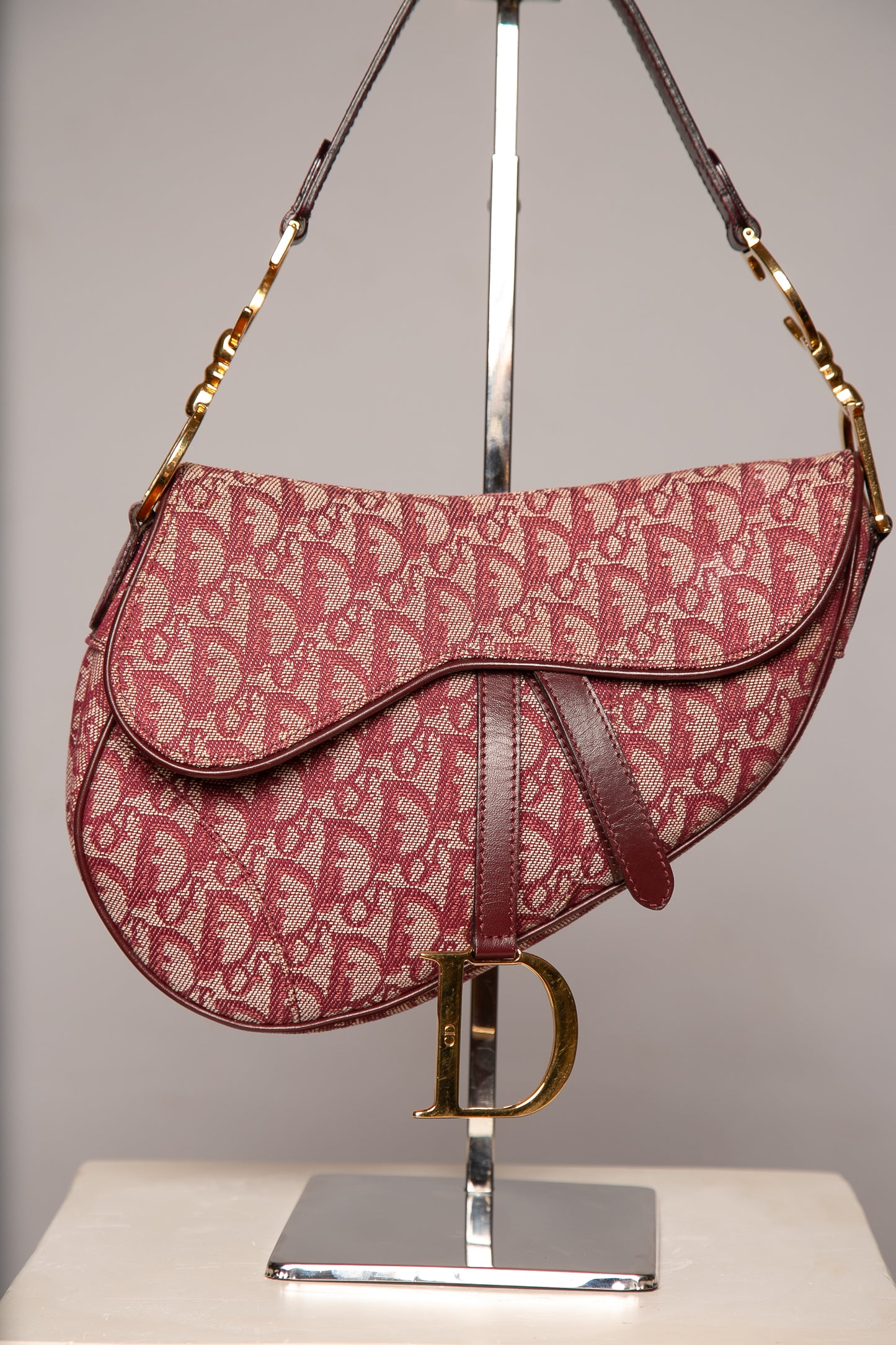CHRISTIAN DIOR Monogram Saddle Bag