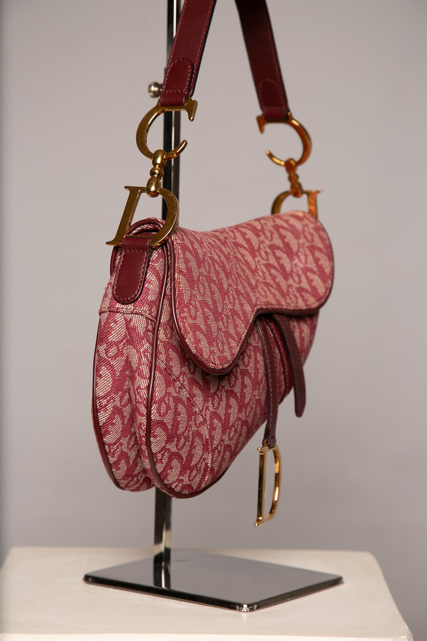 CHRISTIAN DIOR Monogram Saddle Bag
