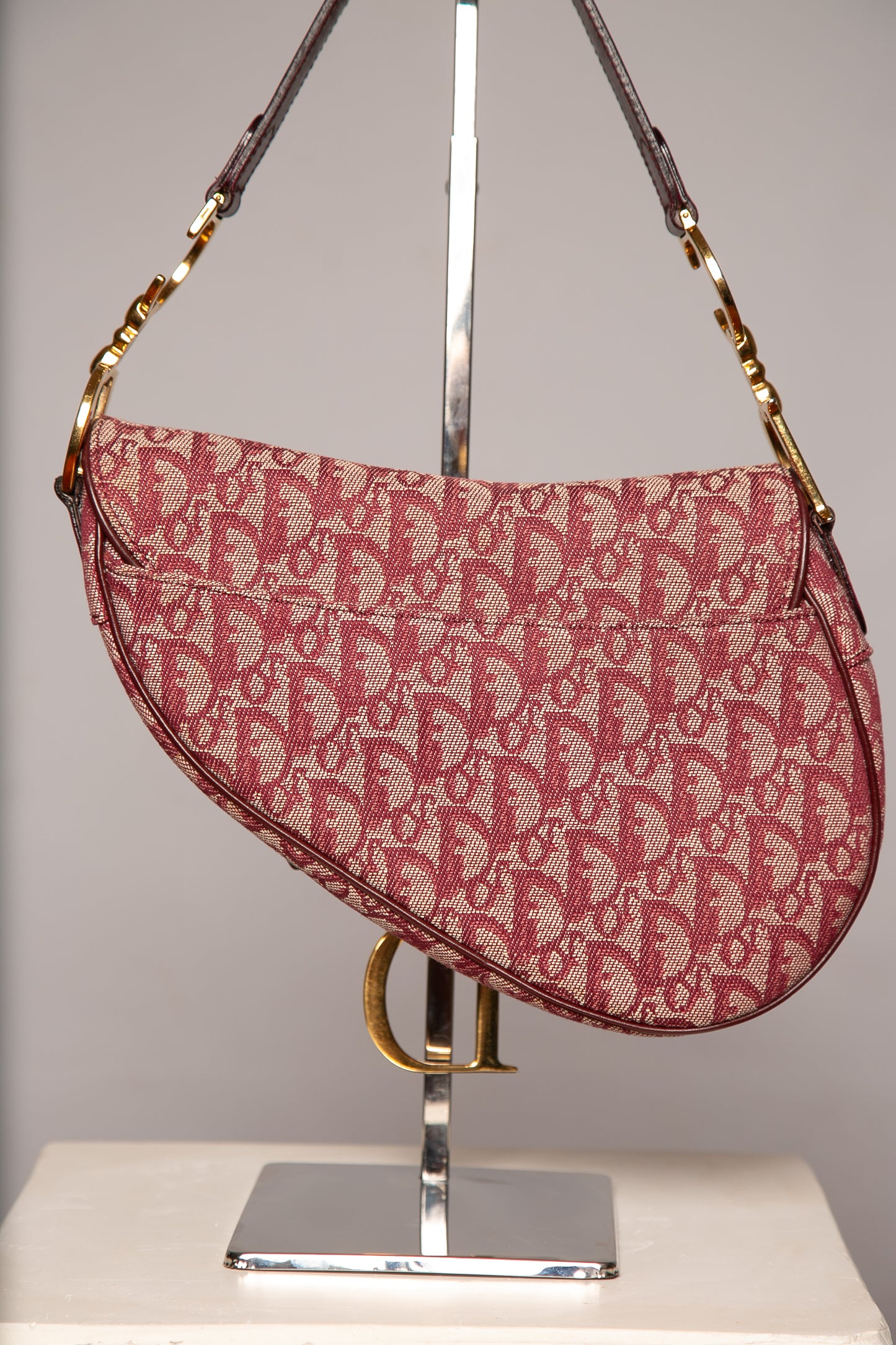 CHRISTIAN DIOR Monogram Saddle Bag