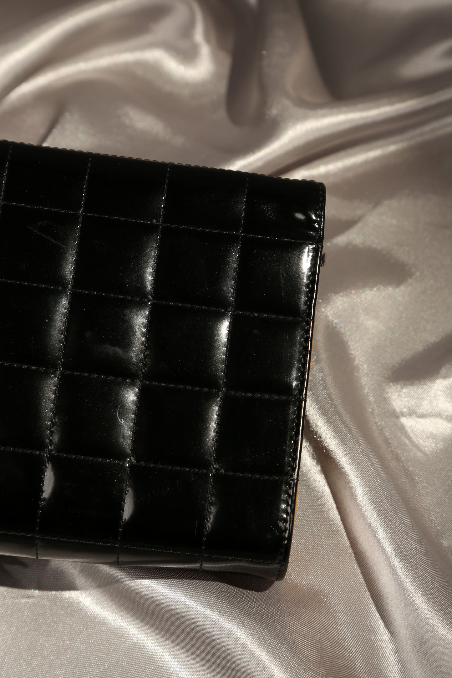 Extremely Rare CHANEL Chocolate Bar Clutch