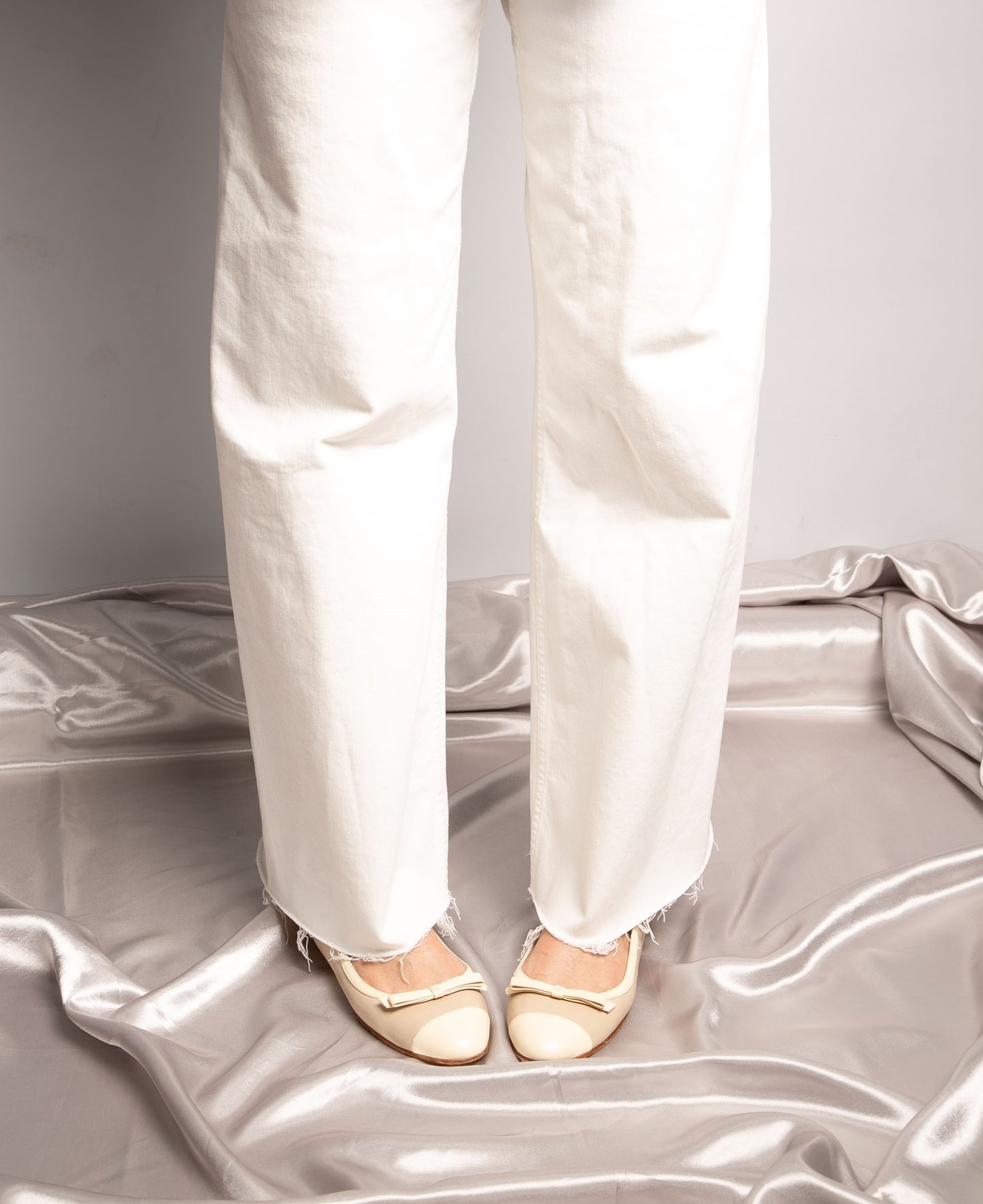 Extremely Rare CHANEL Beige Ballet Flats