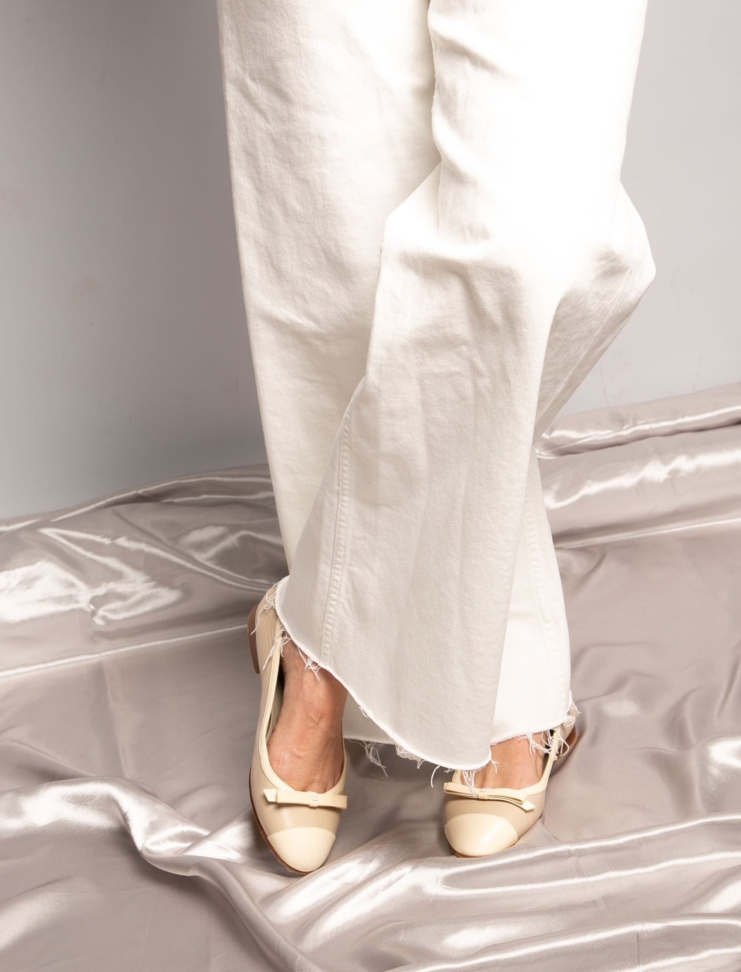 Extremely Rare CHANEL Beige Ballet Flats