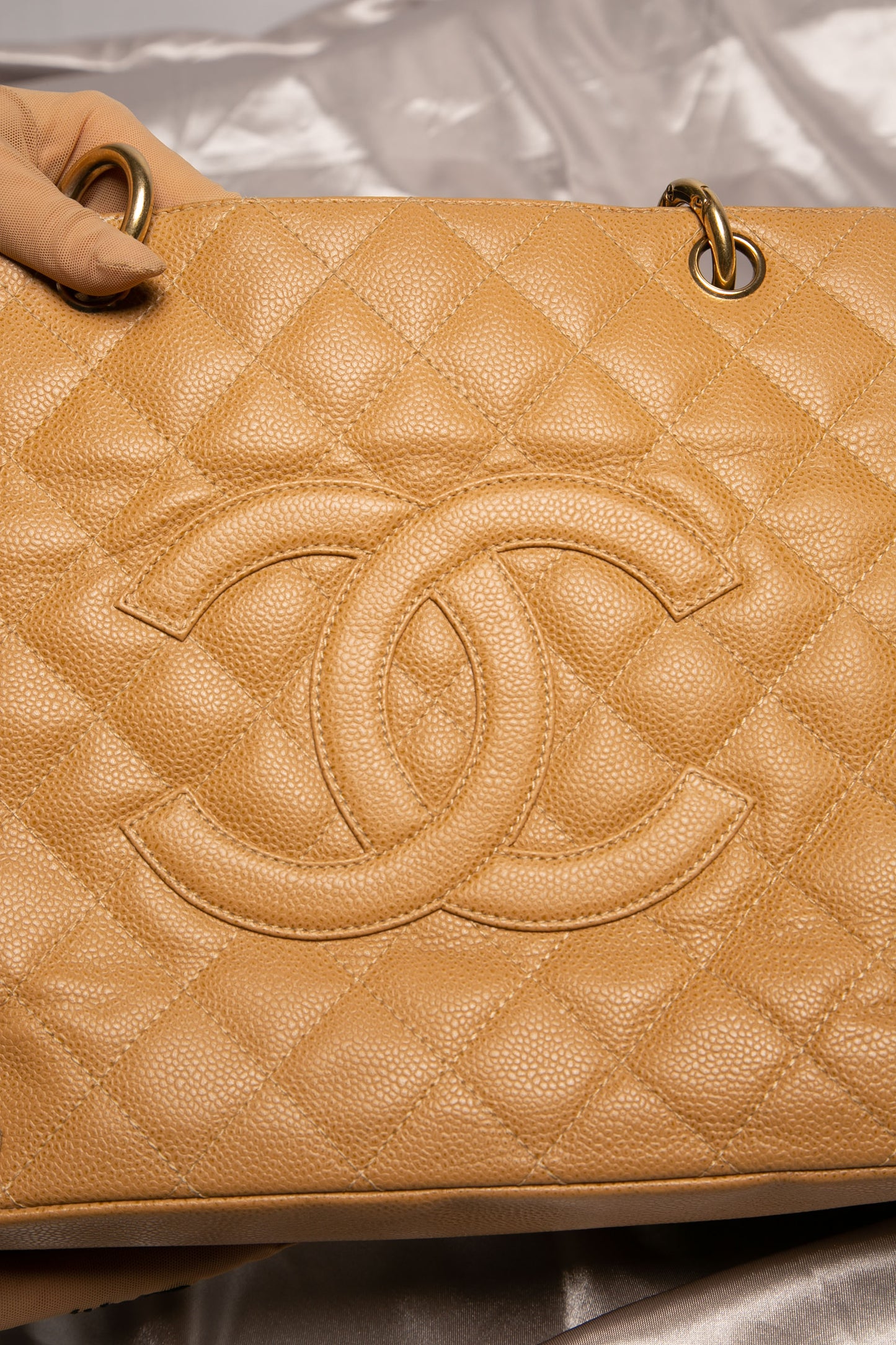 CHANEL Caviar Quilted Shopping Tote GST