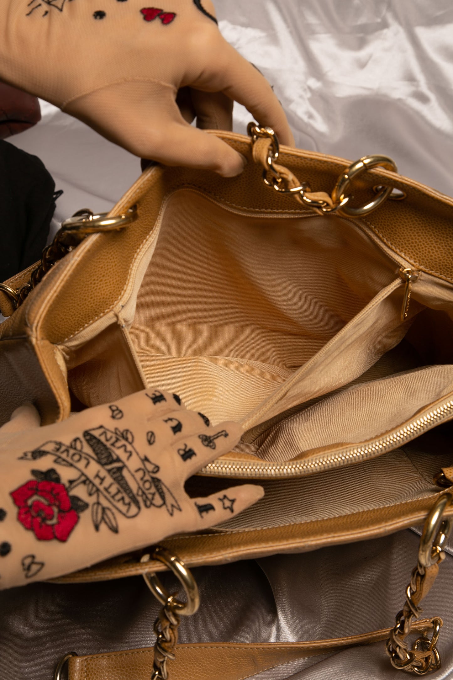 CHANEL Caviar Quilted Shopping Tote GST