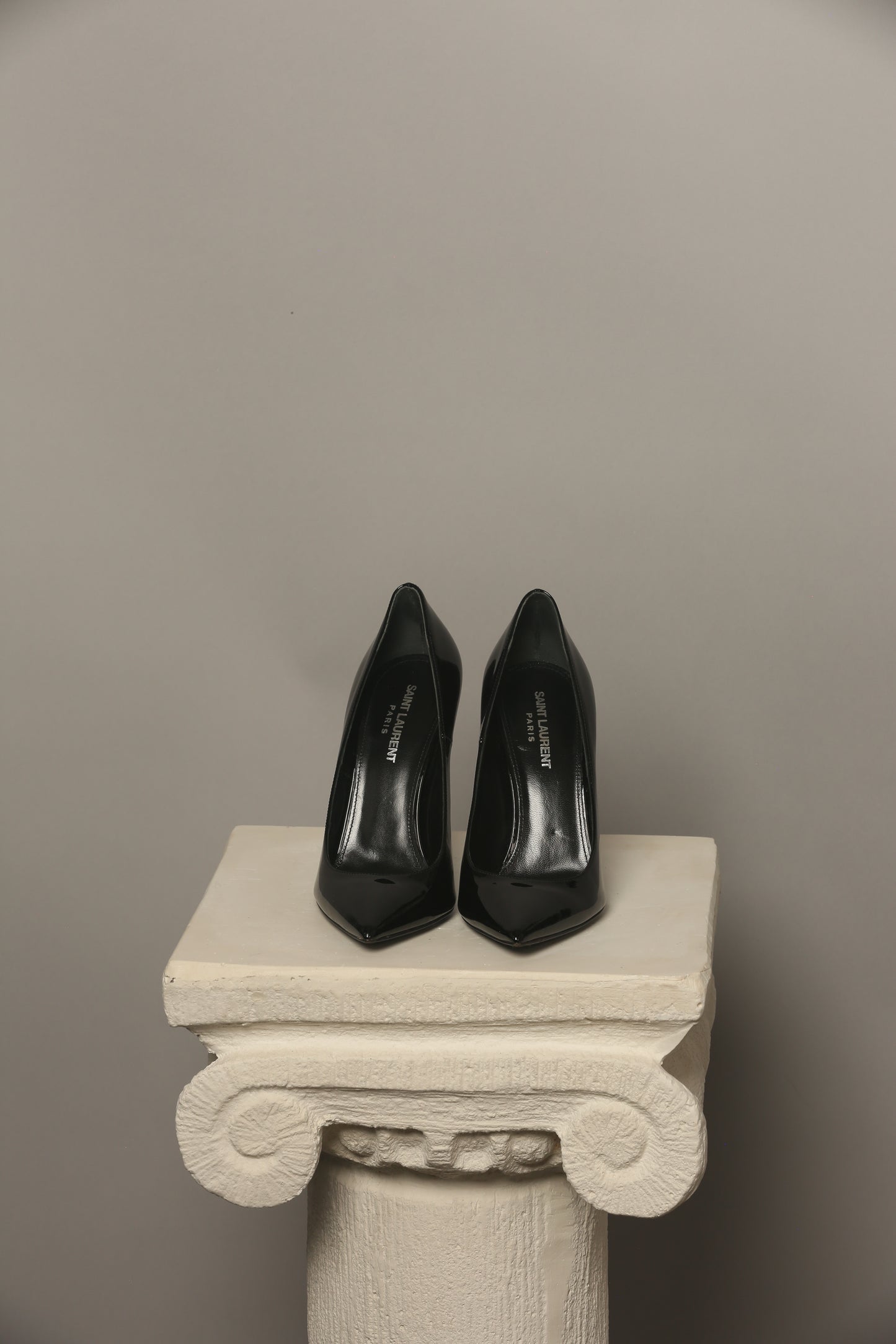 SAINT LAURENT Opyum patent leather pumps