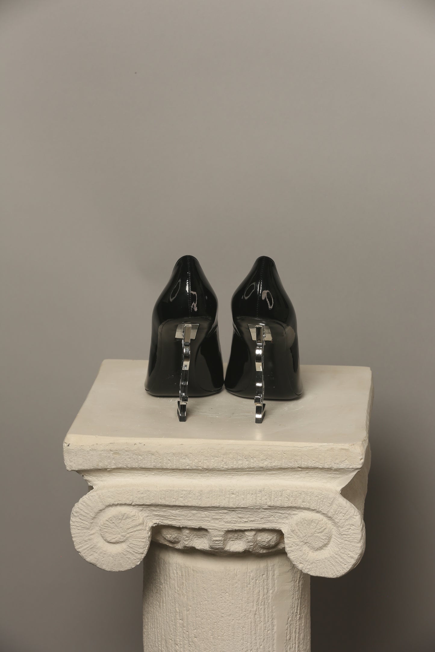SAINT LAURENT Opyum patent leather pumps