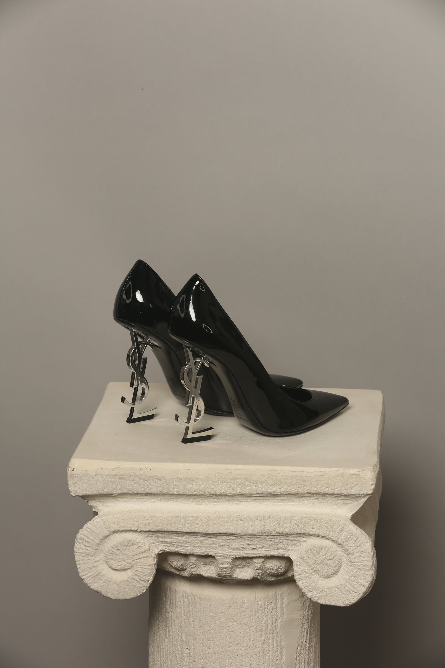 SAINT LAURENT Opyum patent leather pumps