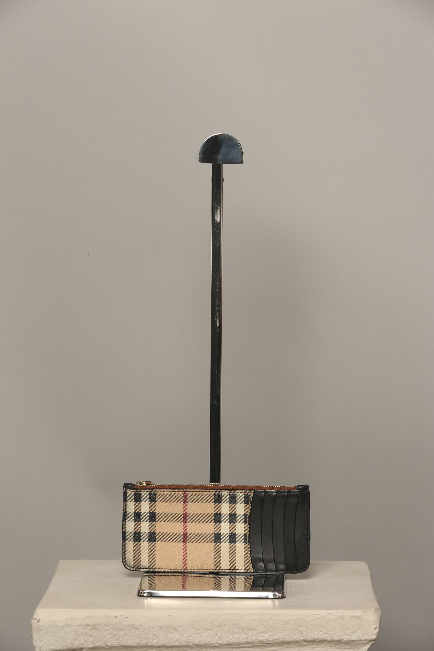 BURBERRY Check Card holder
