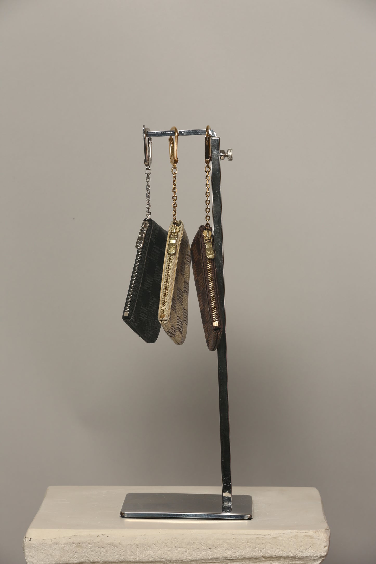 LOUIS VUITTON Damier Ebene Key Pouch