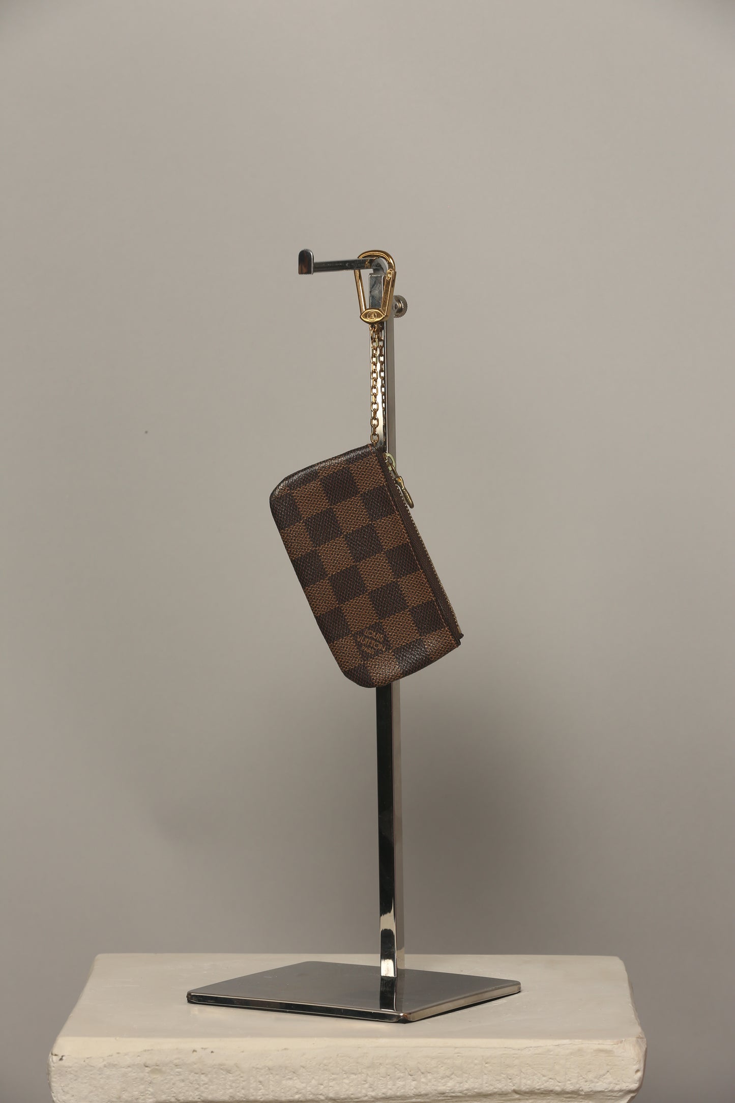 LOUIS VUITTON Damier Ebene Key Pouch