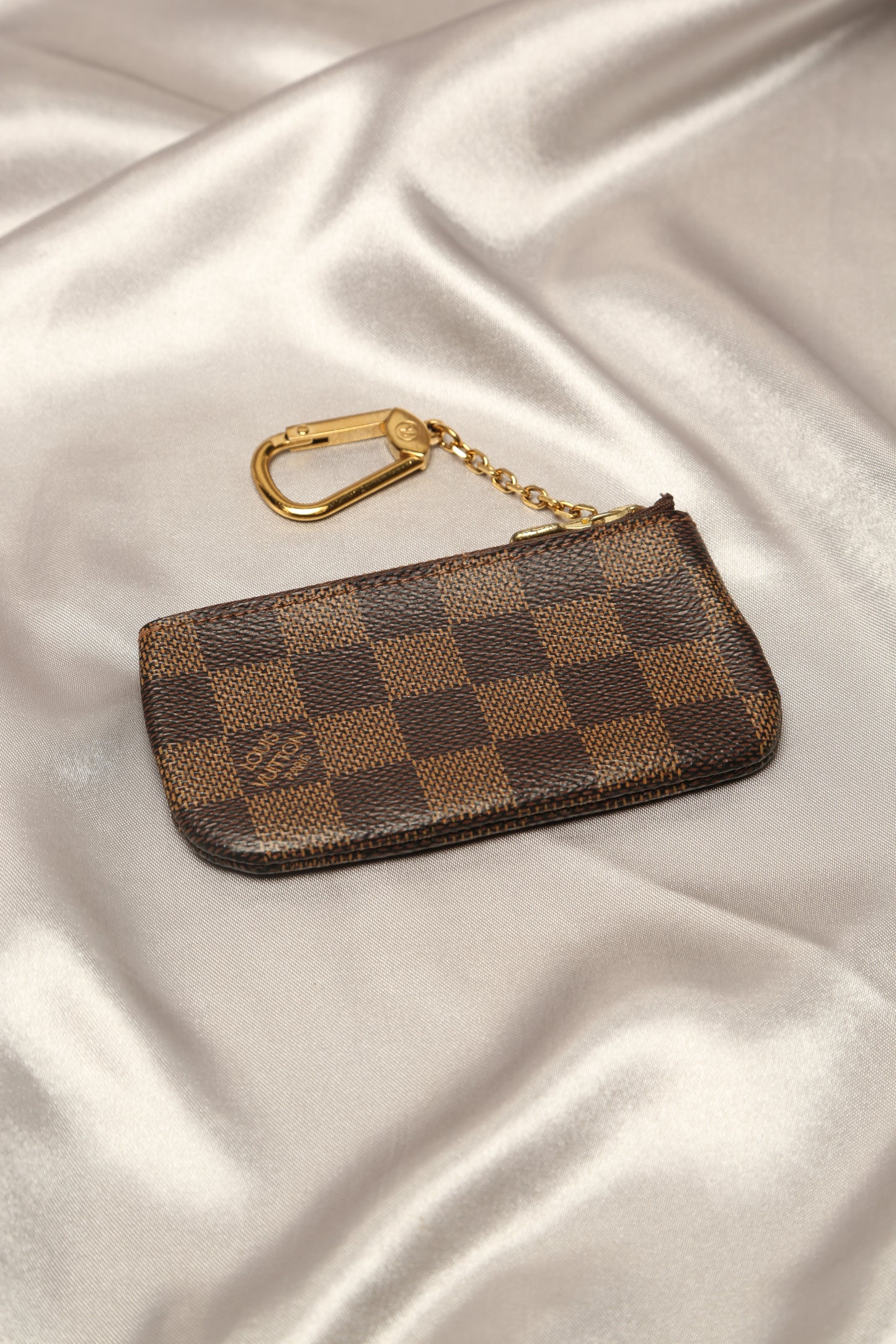 LOUIS VUITTON Damier Ebene Key Pouch