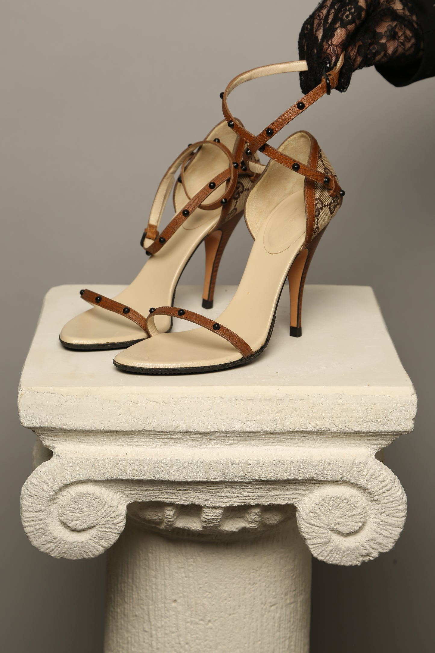 Rare GUCCI Monogram Sandals