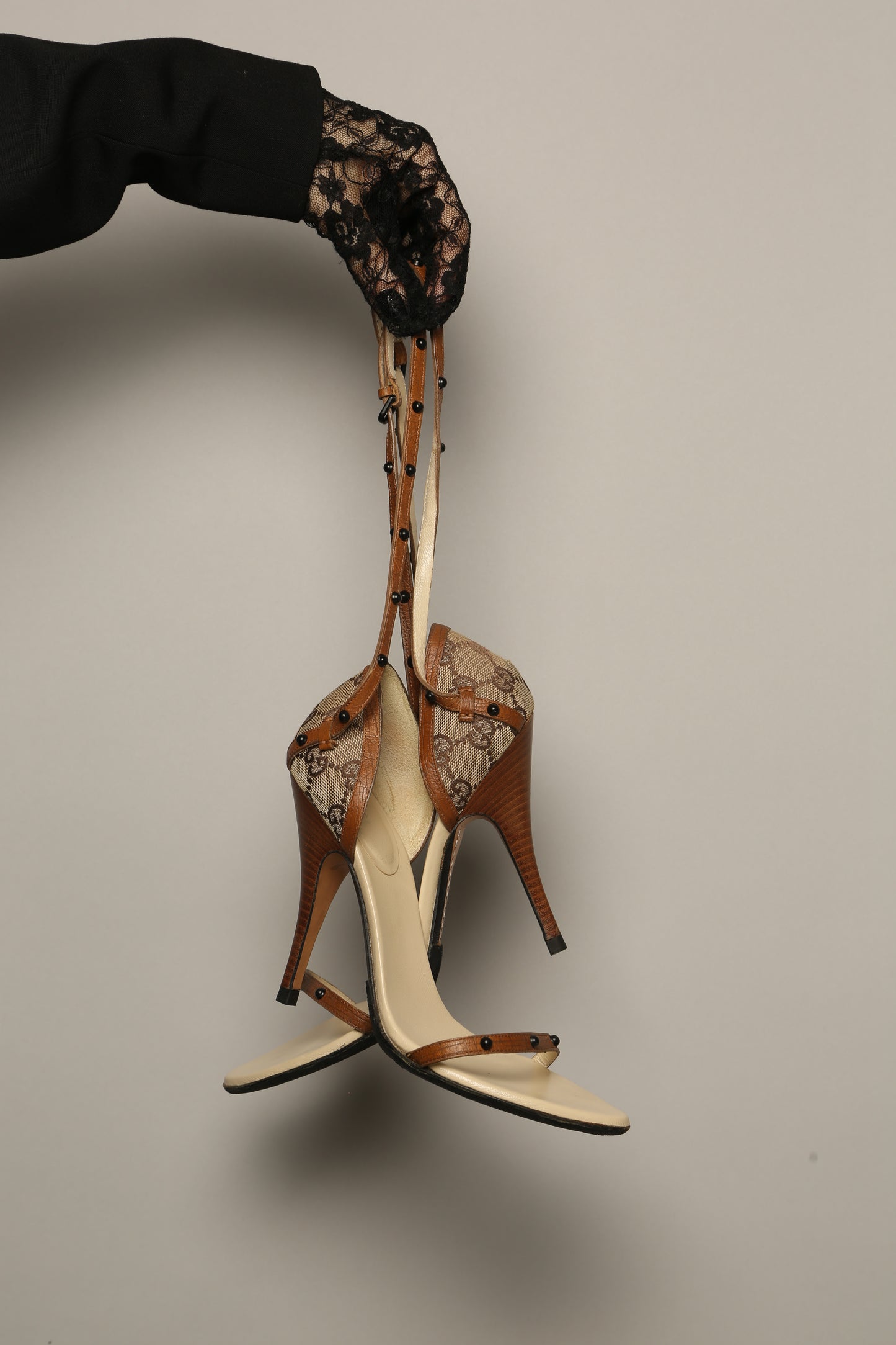 Rare GUCCI Monogram Sandals