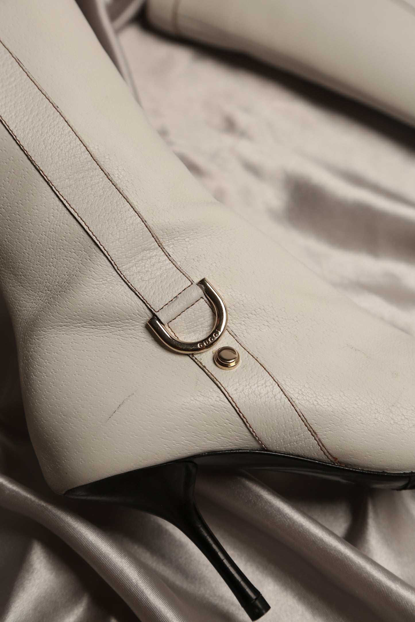 Rare GUCCI White Boots