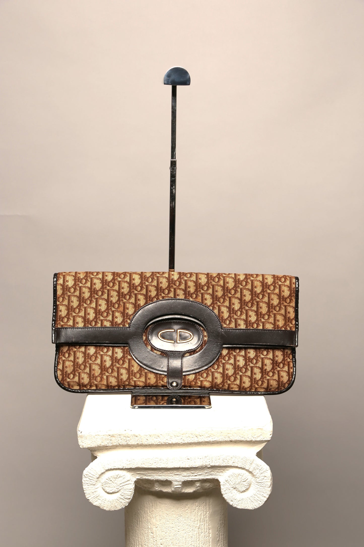 CHRISTAN DIOR Monogram Clutch/Tote Bag