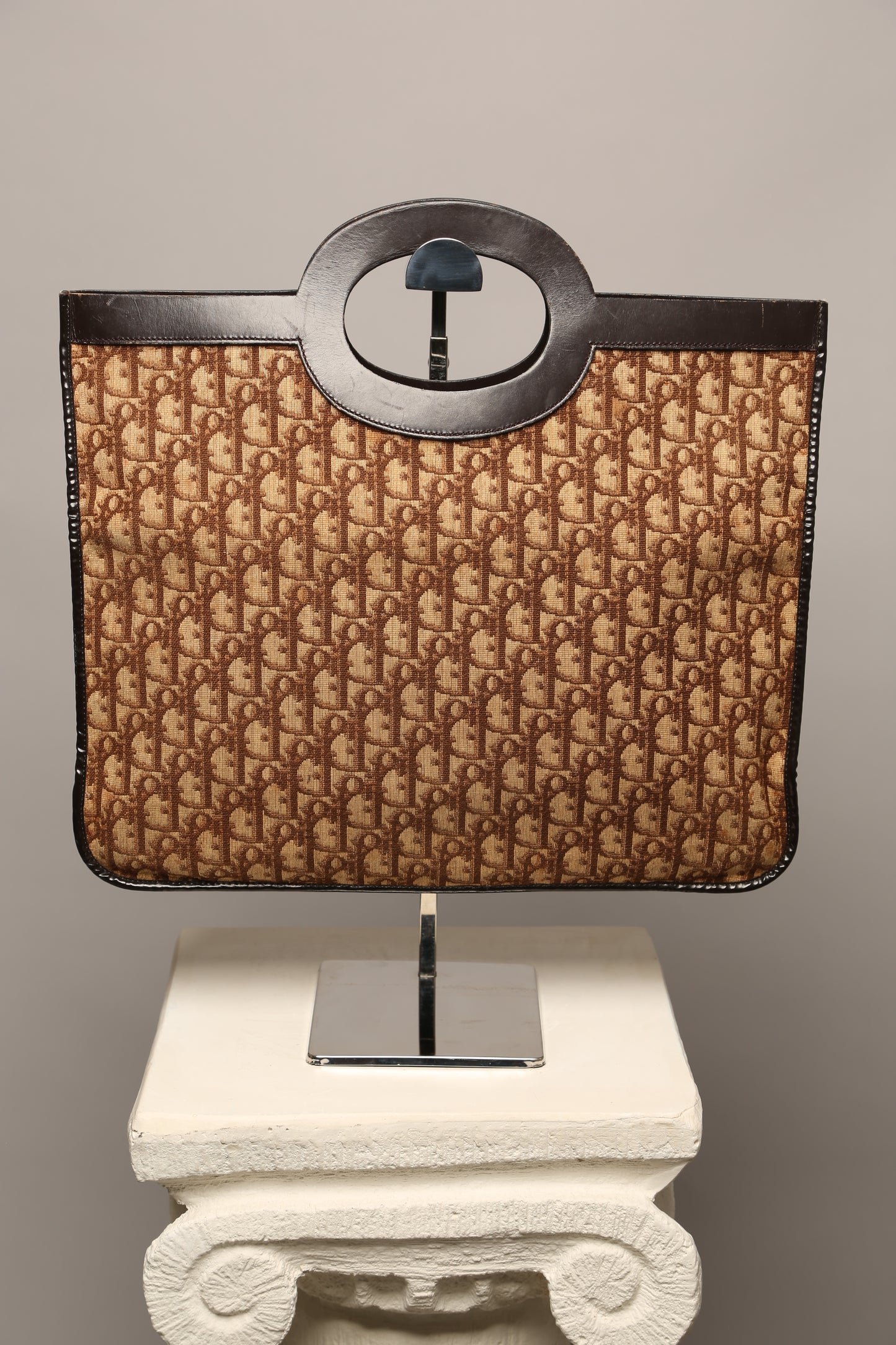 CHRISTAN DIOR Monogram Clutch/Tote Bag