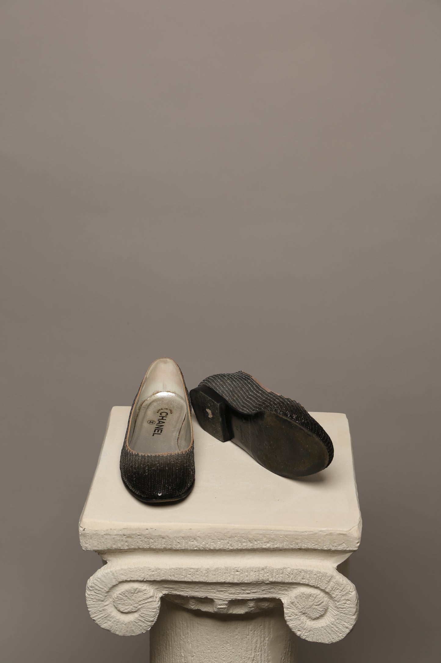 Rare Ombre Sequin CHANEL Ballerina Flats