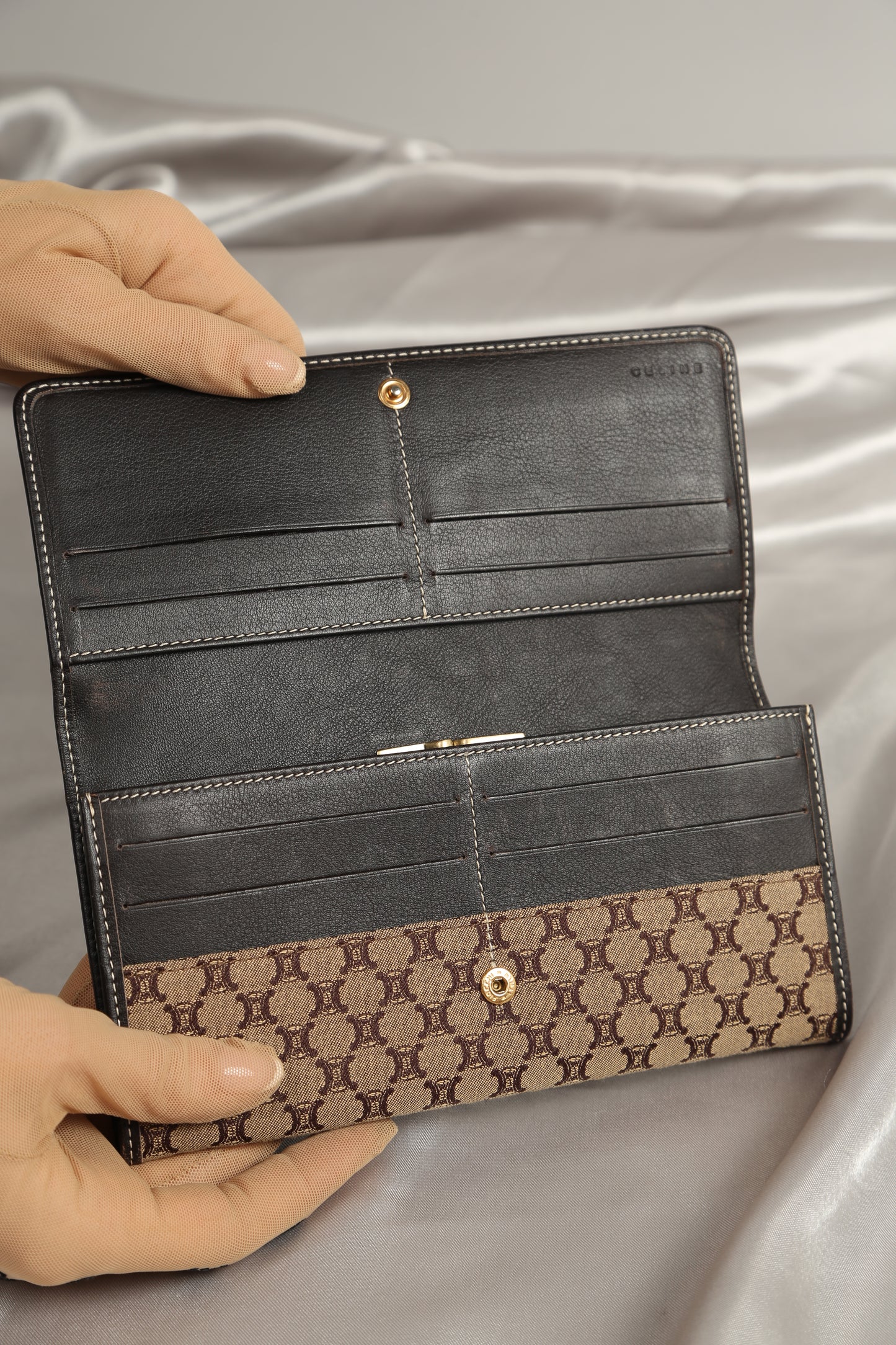 Vintage CELINE Long Wallet
