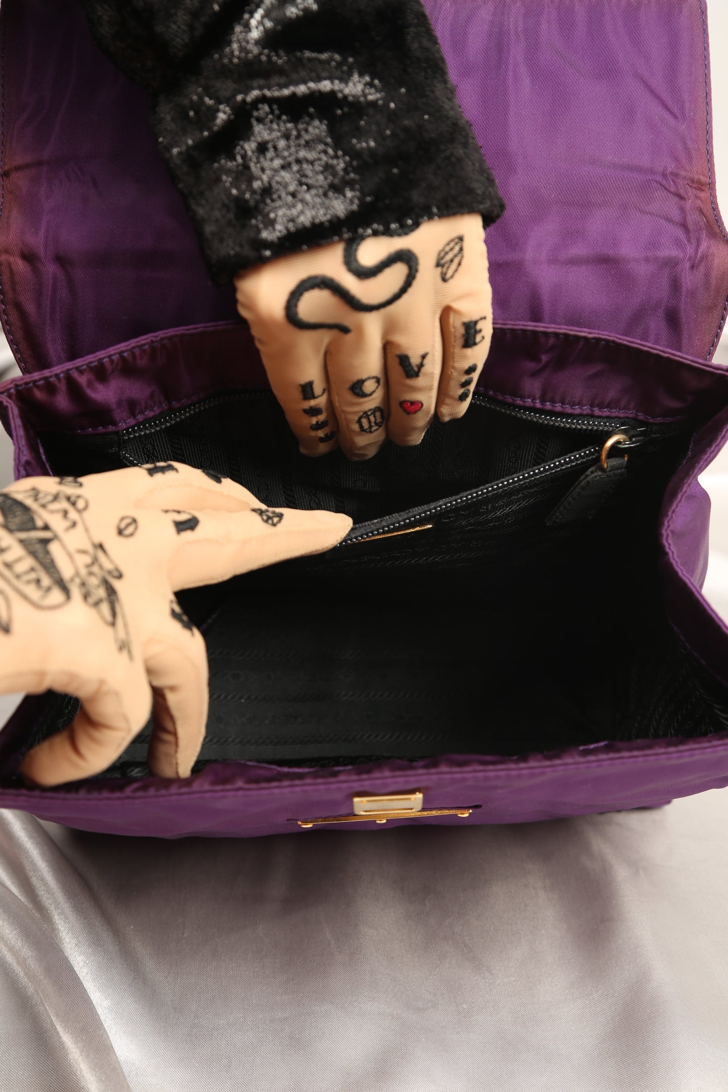 Extremely Rare Prada Nylon Kelly Bag