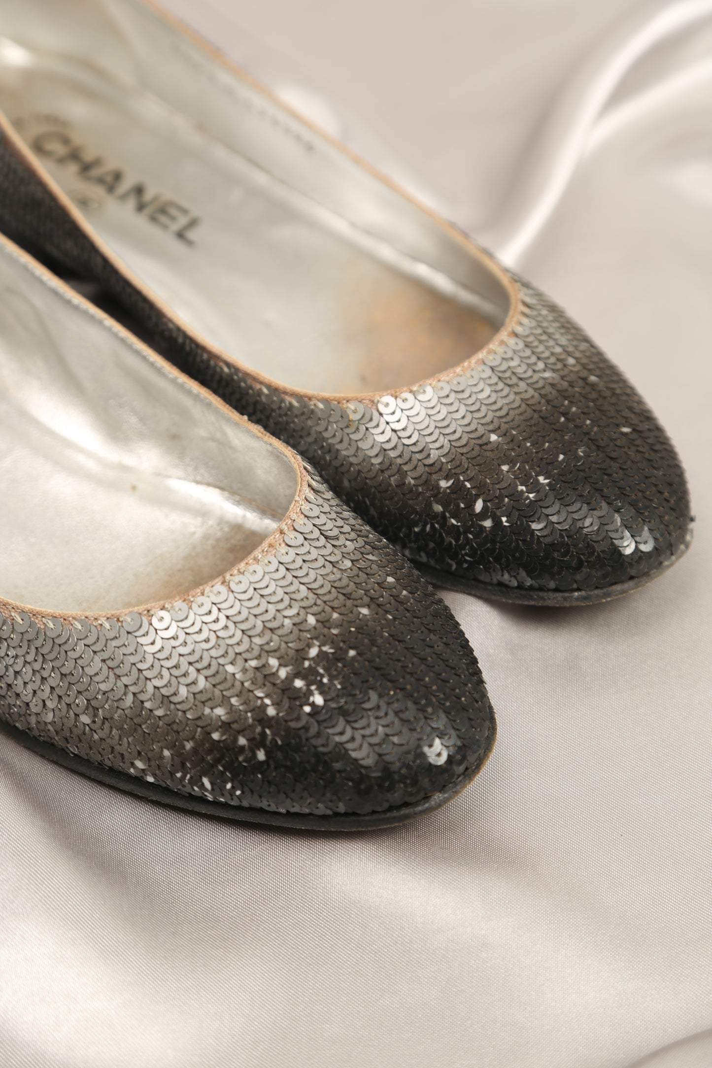 Rare Ombre Sequin CHANEL Ballerina Flats