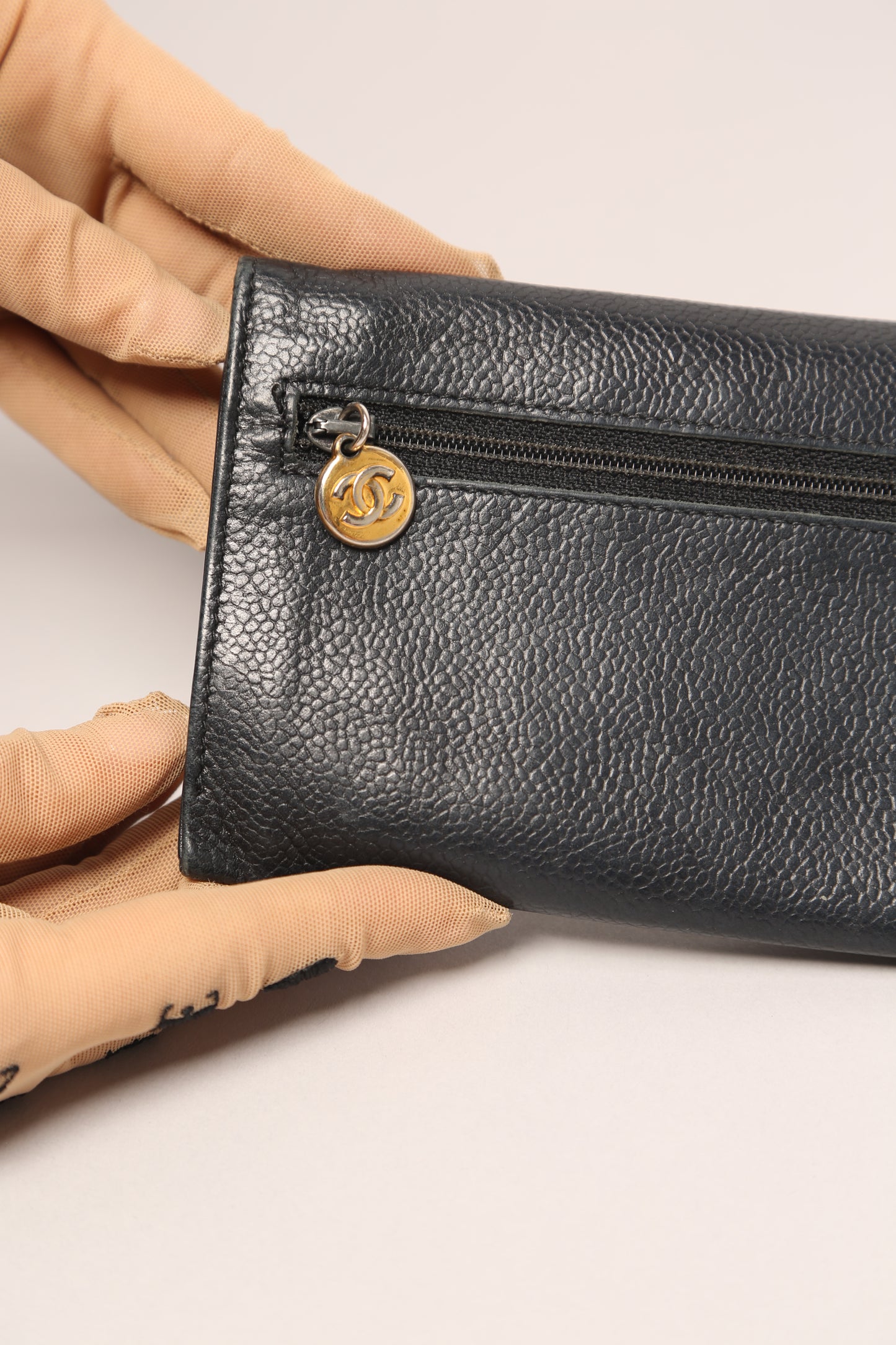 CHANEL Caviar Long Vallet