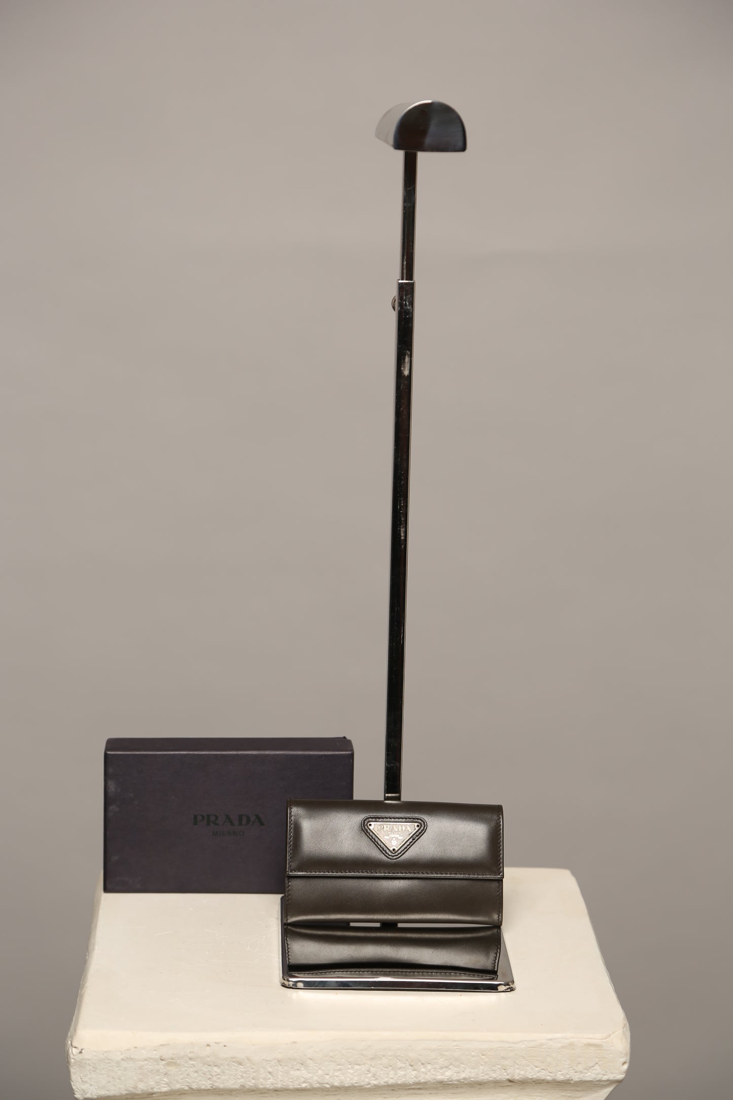 PRADA Leather Card Holder/Key Pouch/Wallet