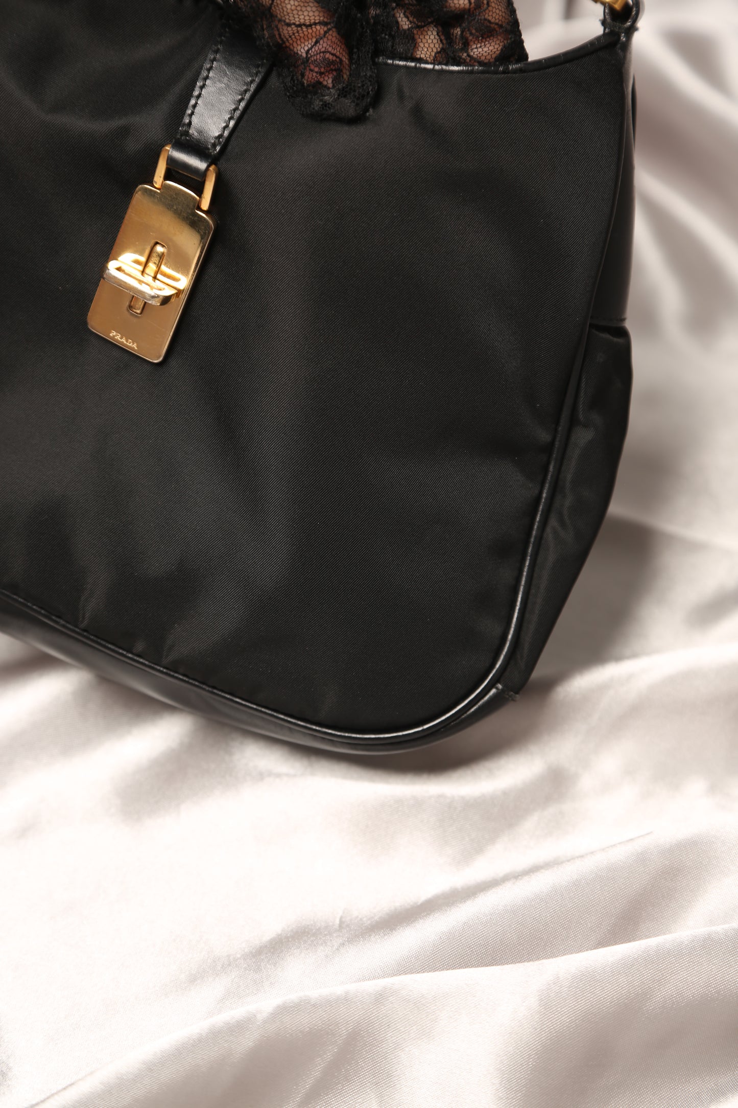 Rare Prada Tessuto Nylon Shoulder Bag