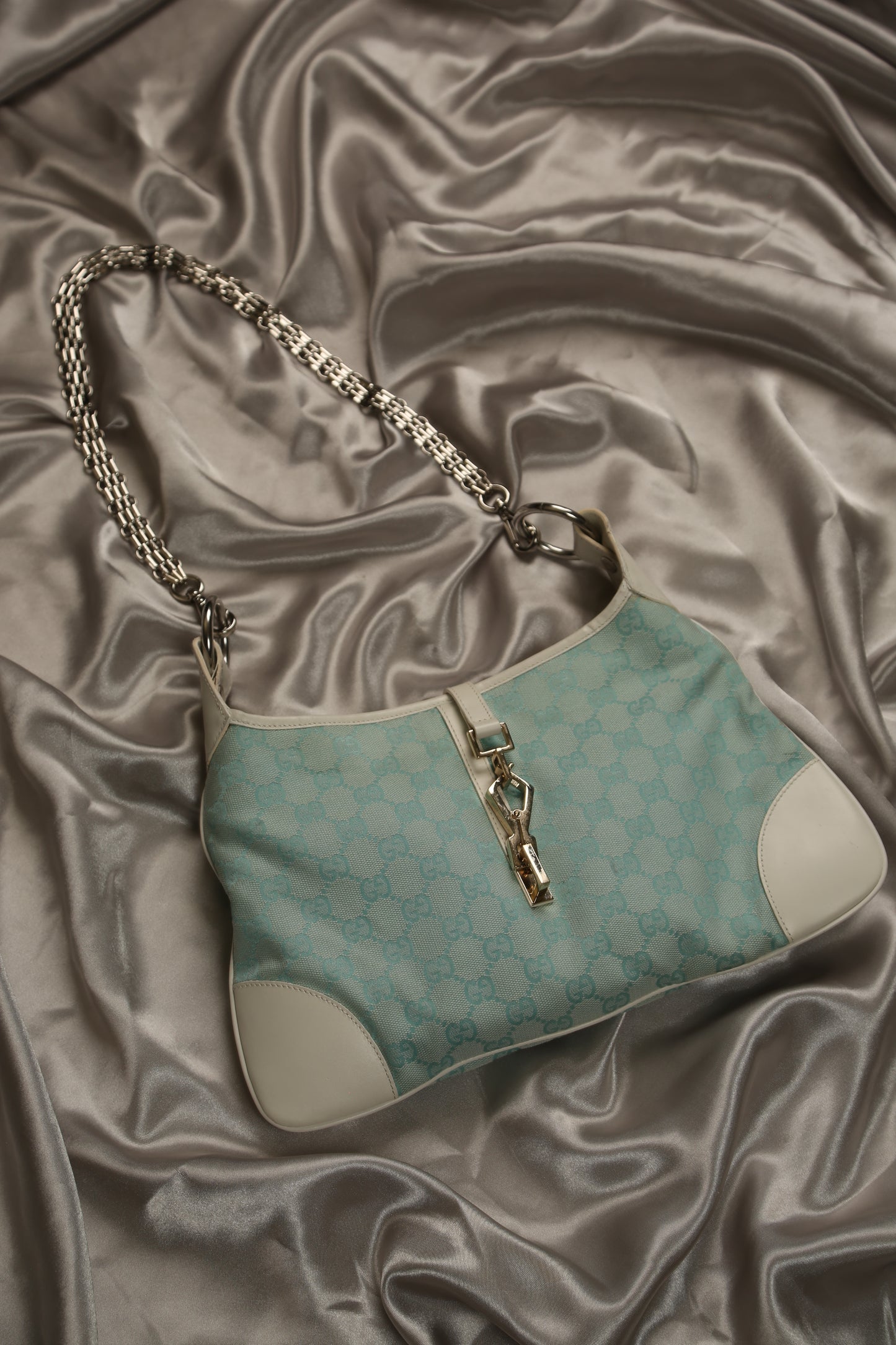 Rare GUCCI GG Jackie Shoulder Bag
