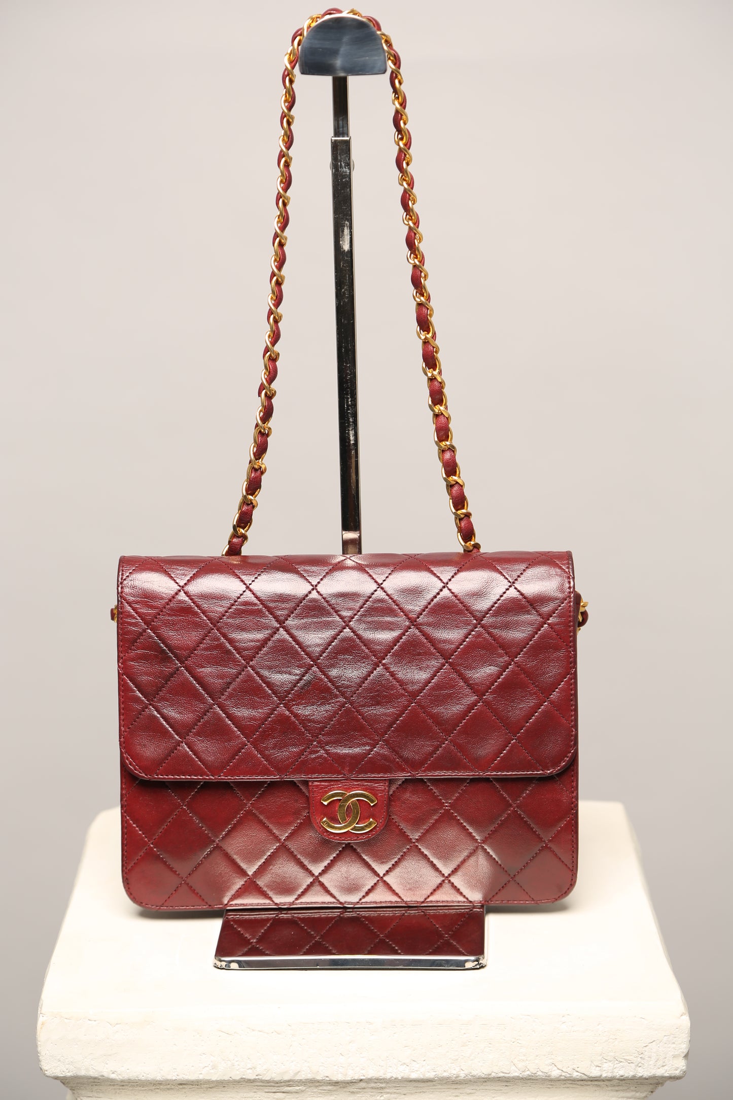 Rare CHANEL Quilted Square Flap Bag