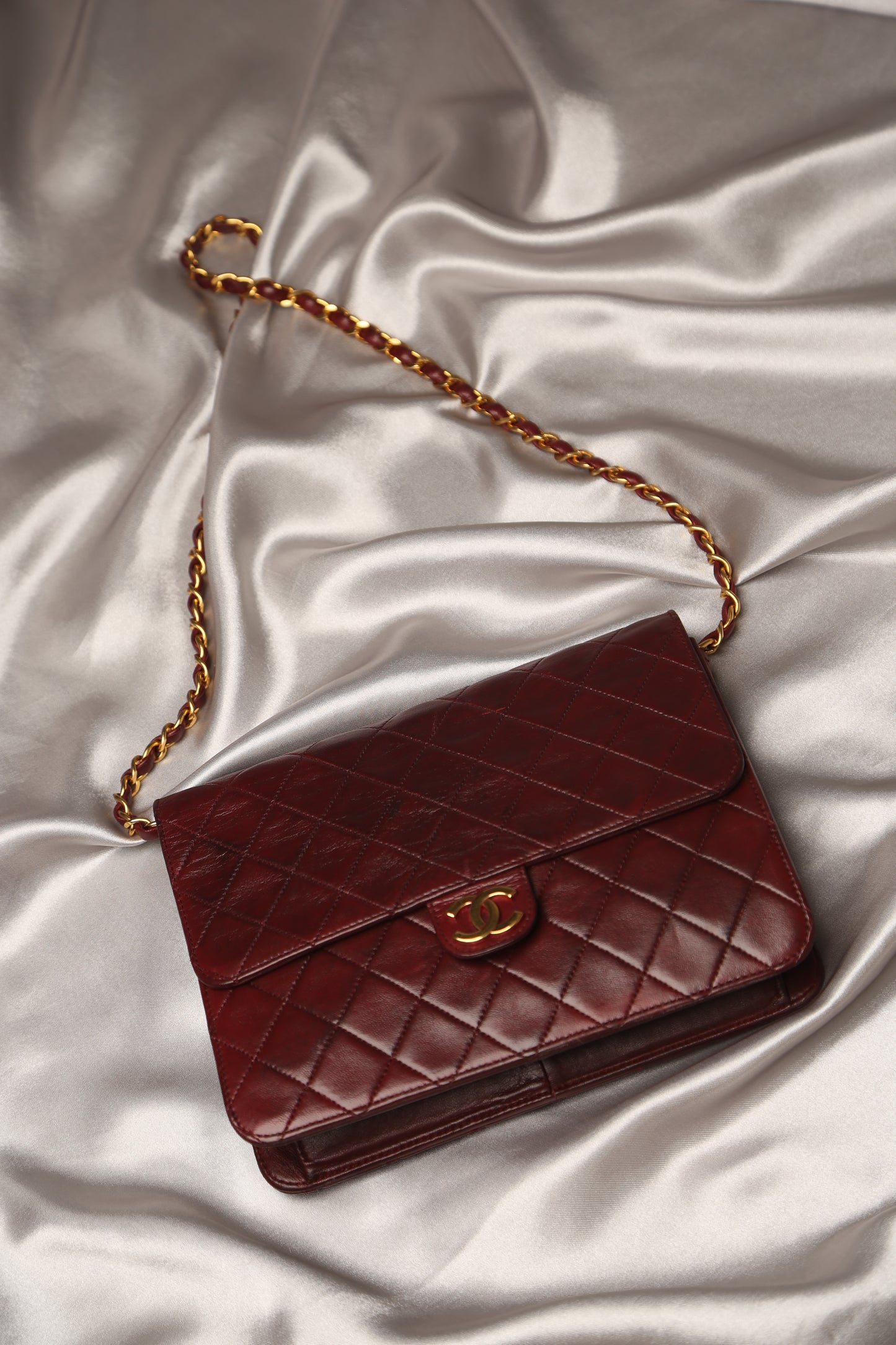 Rare CHANEL Quilted Square Flap Bag