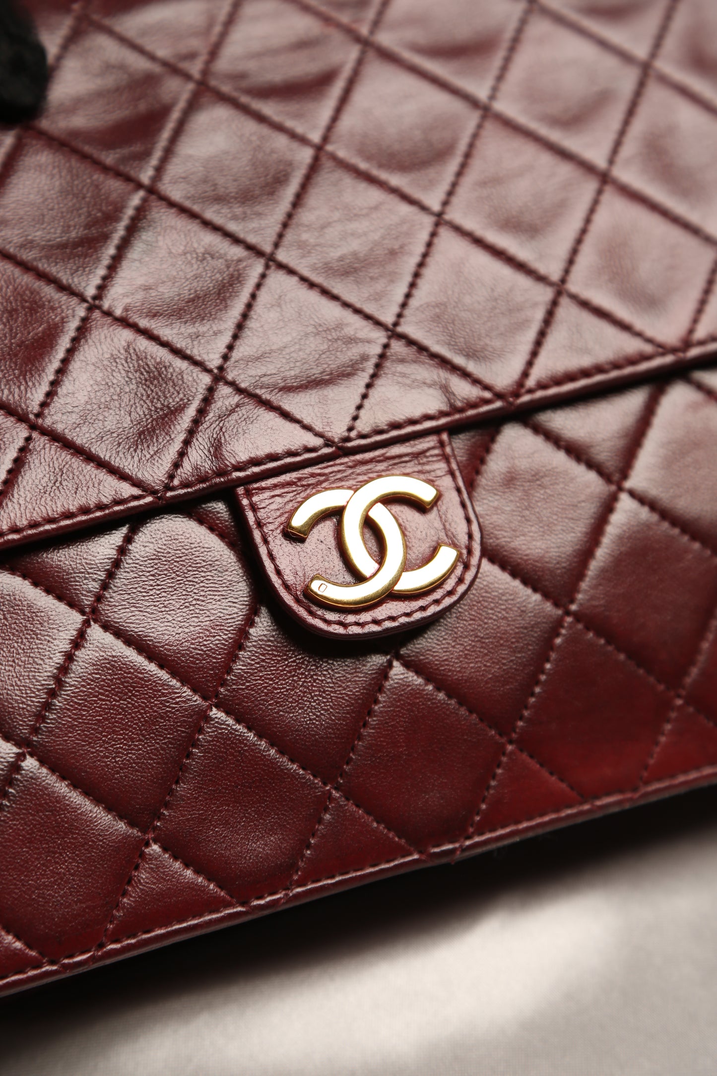 Rare CHANEL Quilted Square Flap Bag