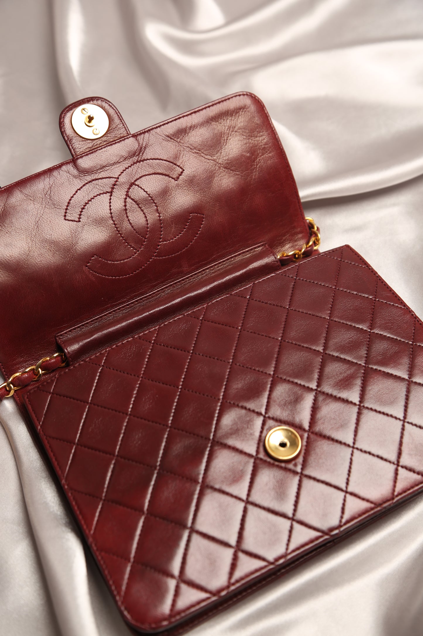 Rare CHANEL Quilted Square Flap Bag