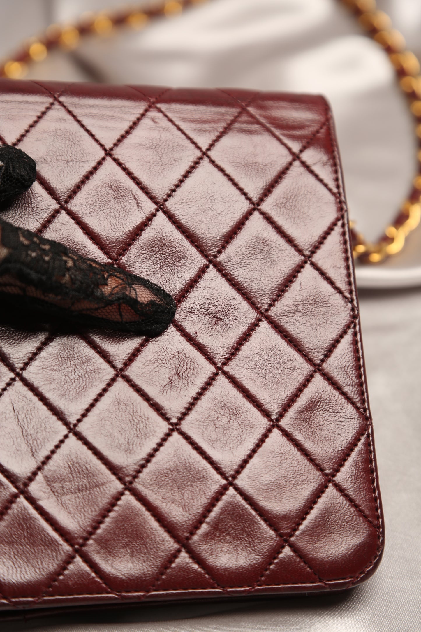 Rare CHANEL Quilted Square Flap Bag