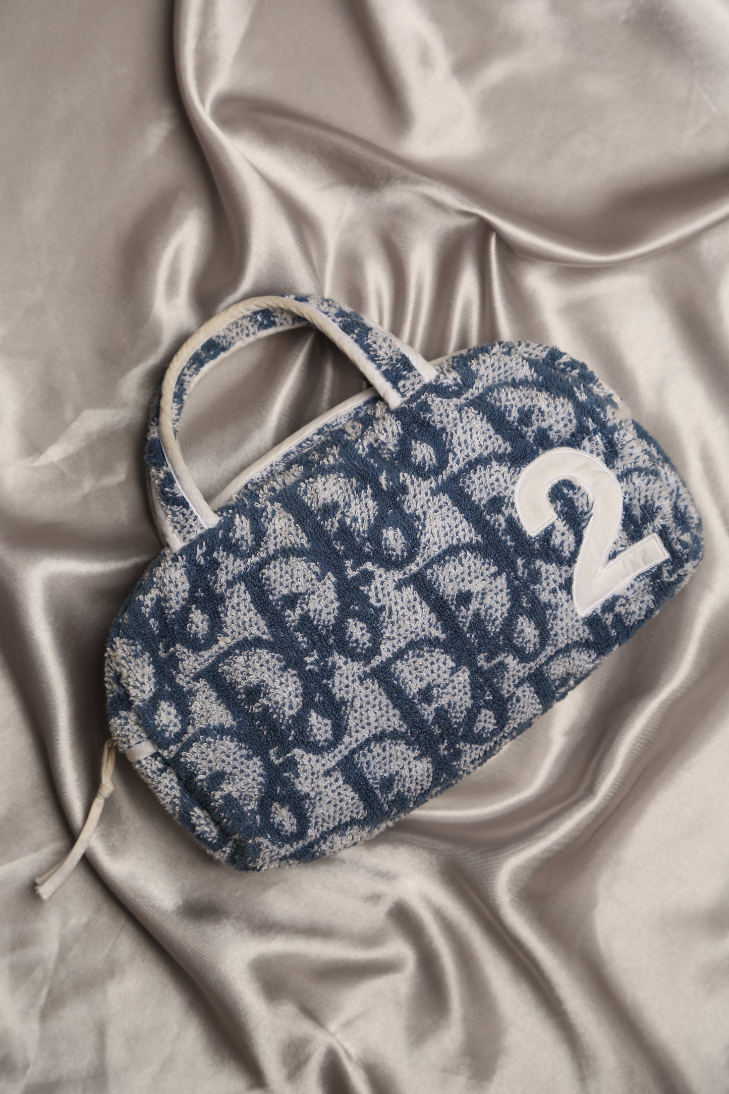 Y2K CHRISTIAN DIOR Terry Cloth Trotter Boston Bag